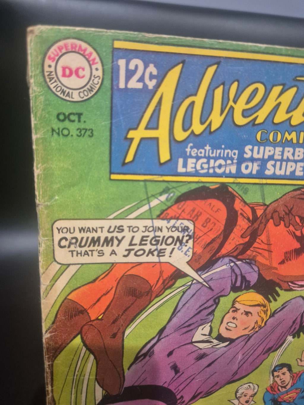 Adventure Comics #373 1968 DC Comics - 1st Tornado Twins 1968 - G/VG