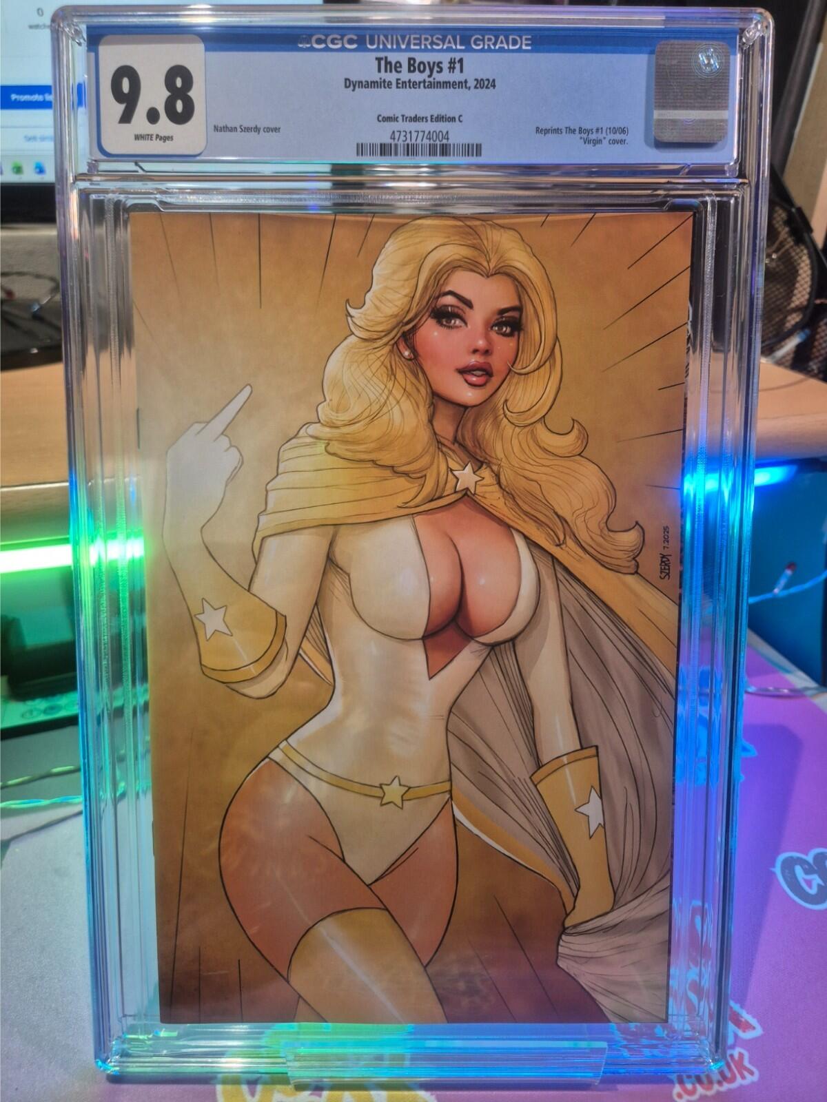 The Boys #1, CGC 9.8, TOP POP! Highest Graded, White Pages