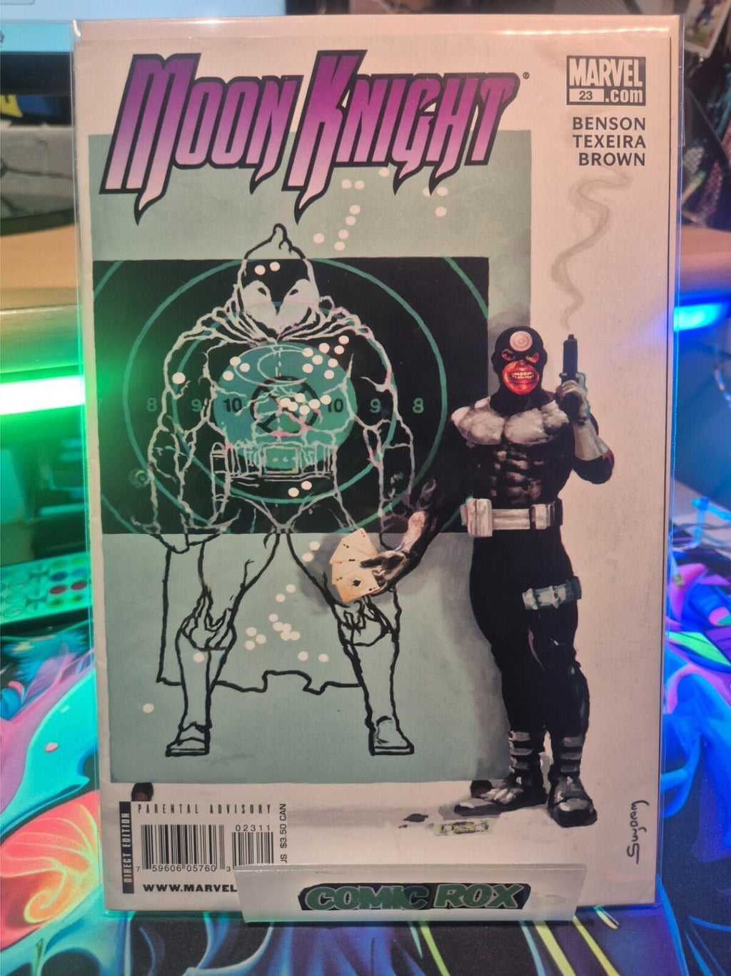 Moon Knight #23, 2008, Arthur Suydam Bullseye, NM-
