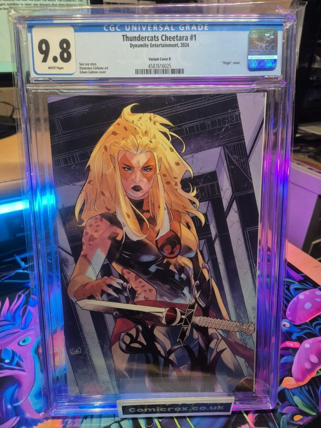 Thundercats: Cheetara #1, CGC 9.8, Edwin Galmon 1:30 Incentive Virgin Variant