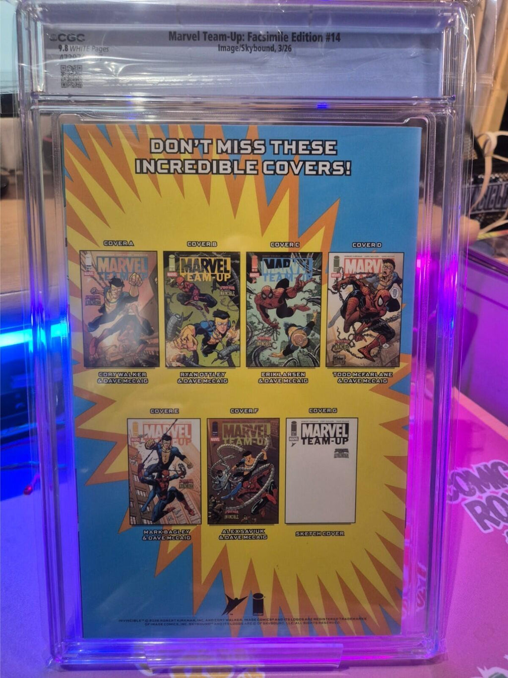 Marvel Team-Up #14, CGC 9.8 Cory Walker Reprint Variant