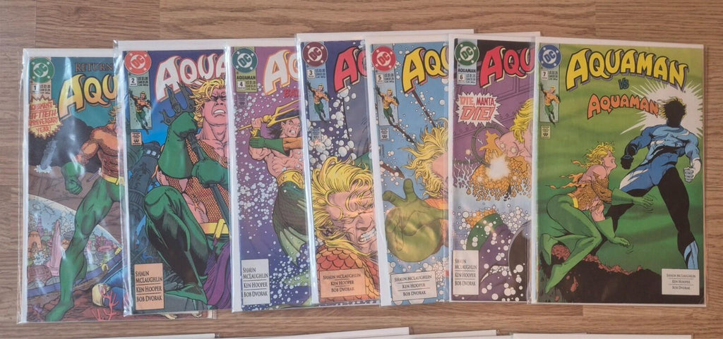 Aquaman, Volume 4, #1-13 Complete Set, 1991, DC Comics, High Grade