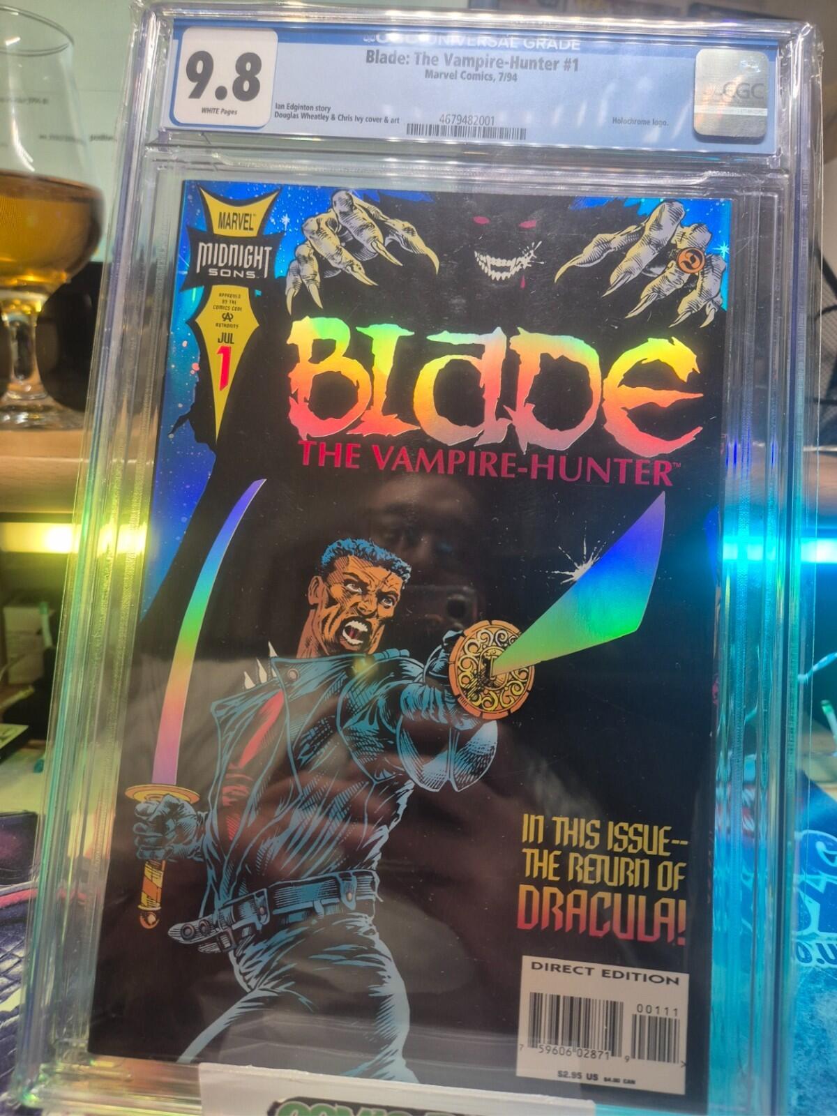 BLADE : THE VAMPIRE HUNTER #1 - CGC 9.8 (1994 ; White Pages)