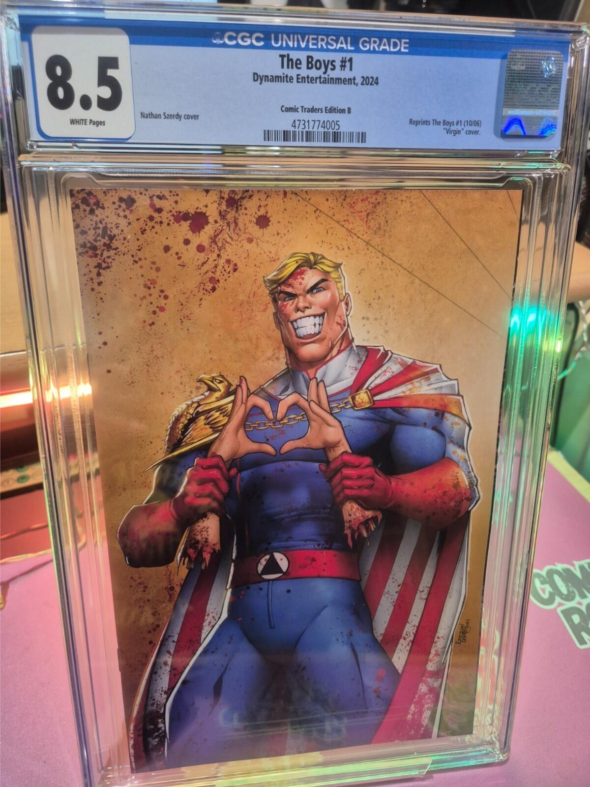 The Boys #1 CGC 8.5, Nathan Szerdy Homelander Virgin 2024