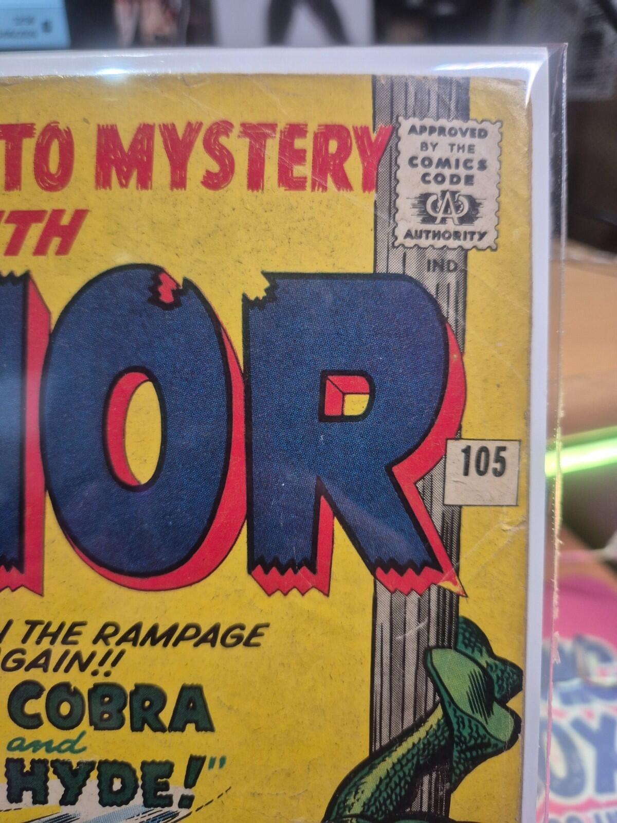 Journey Into Mystery #105, VG+ 4.5 Thor! The Cobra Mr. Hyde! Marvel 1964
