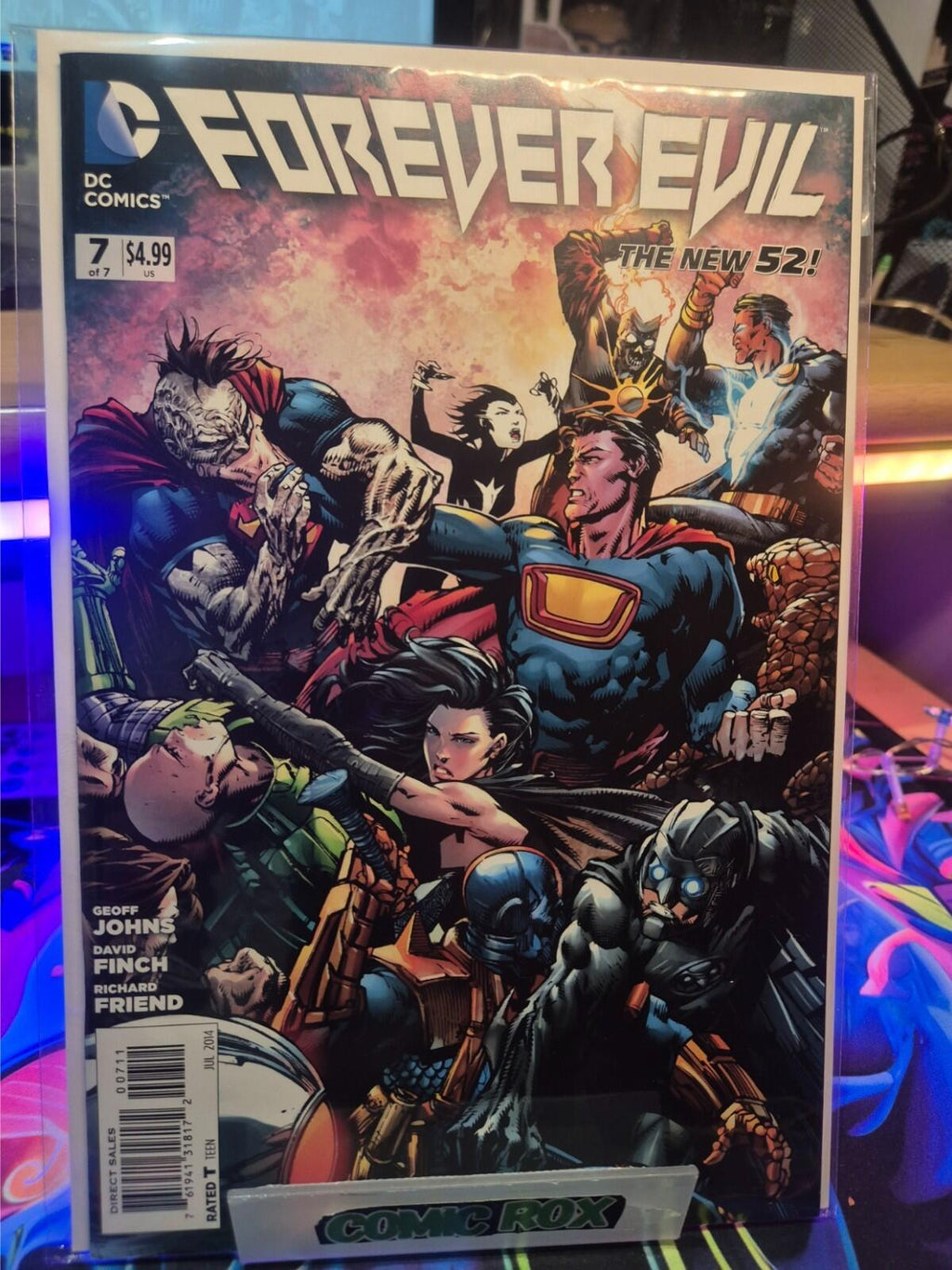 Forever Evil (2013) #1-7,  Complete Set 2013-2014, Bagged and Boarded NM