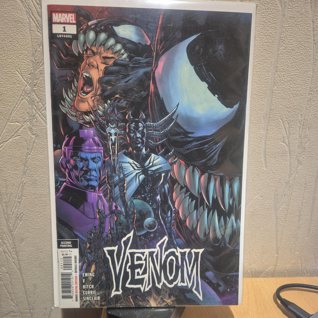 Venom Vol. 5 #1 1st App. Meridius 2nd Printing Bryan Hitch Marvel Comics 2022 NM