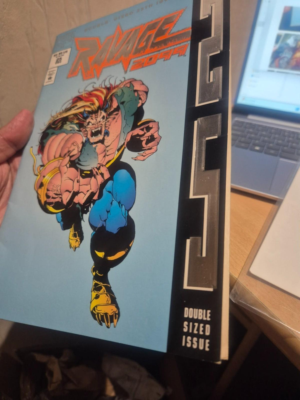 RAVAGE 2099 #25 Marvel Comics Mills Skinner Bennett FOIL FN+ 1992