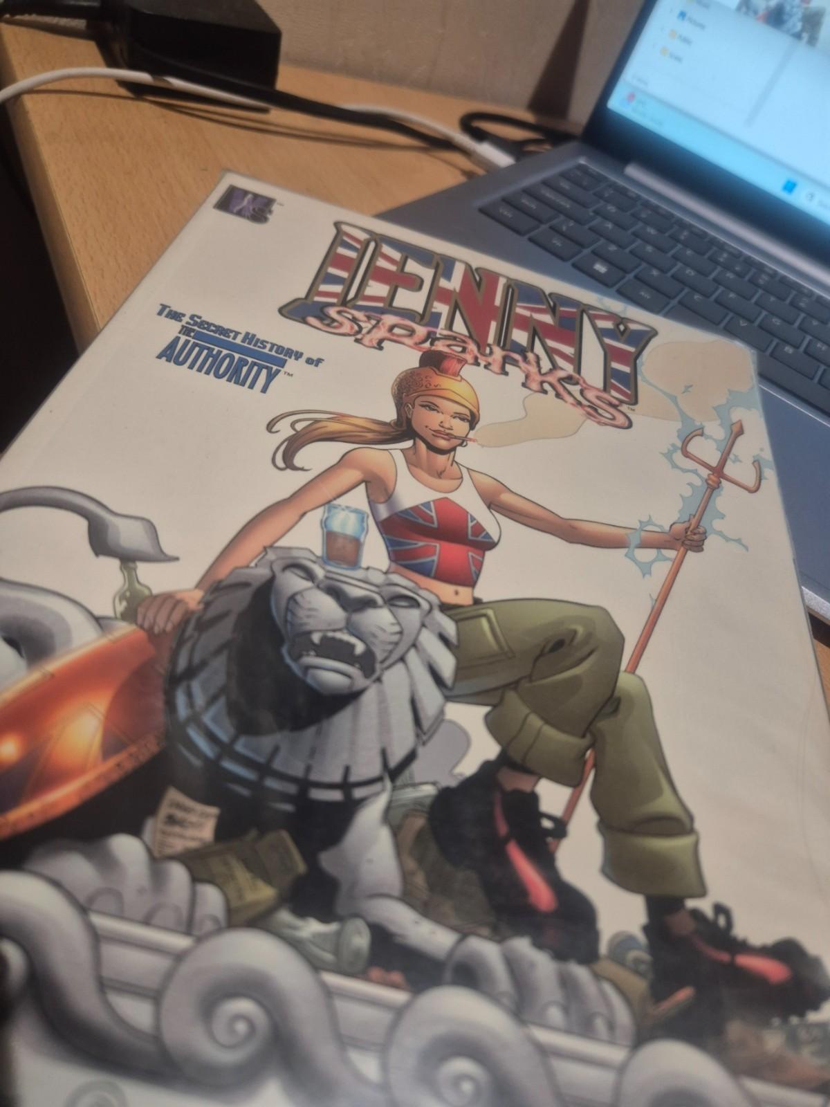 JENNY SPARKS: Secret History of AUTHORITY (2001) 1st PAPERBACK THICK EDTN