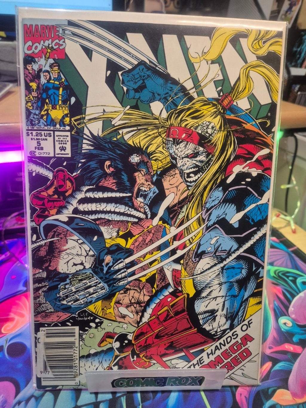 X-MEN VOL 2 #5, Newsstand,  2nd APP OMEGA Red, 1ST APP OF MAVERICK, VF+