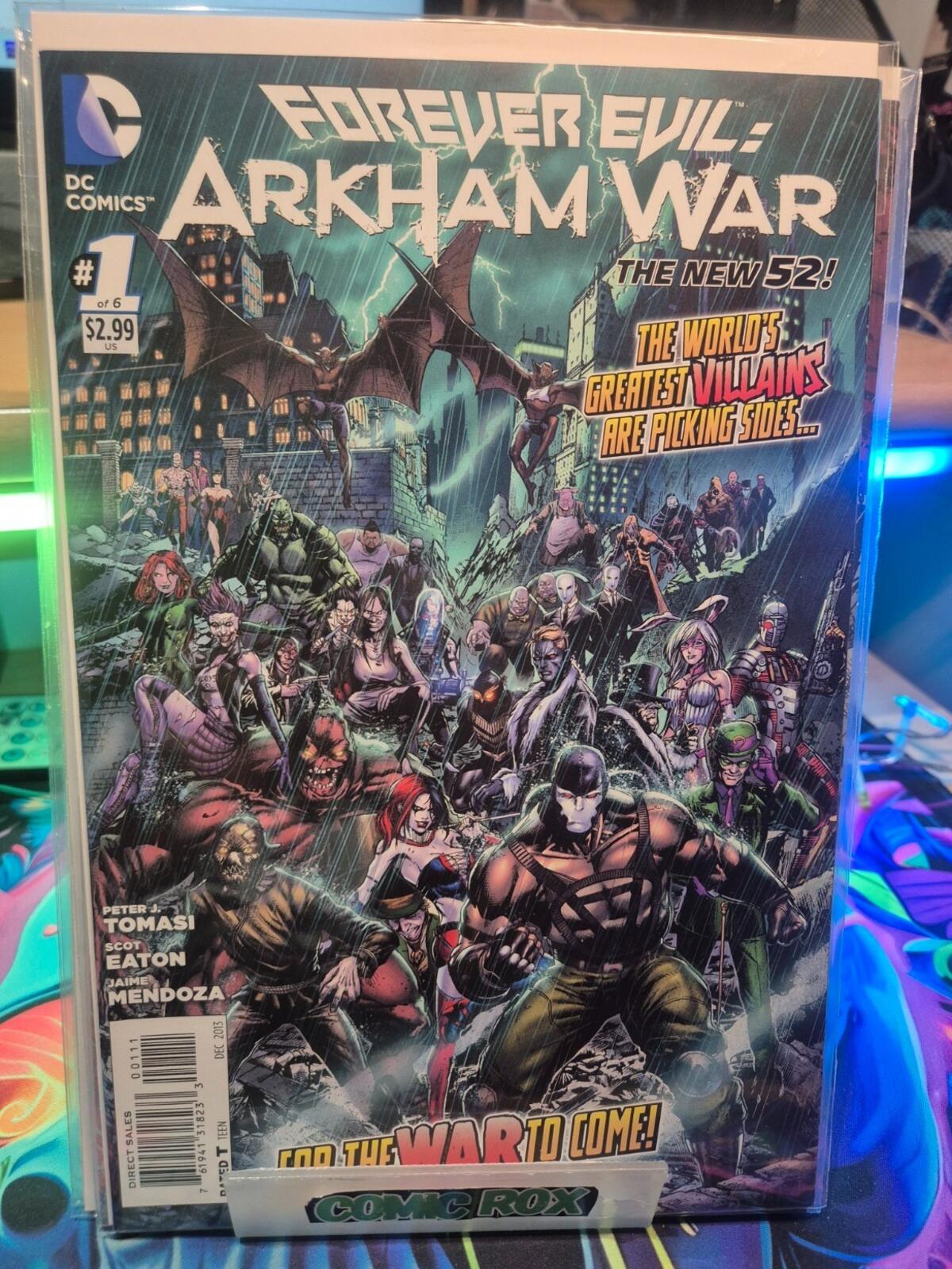 Forever Evil Arkham War, #1-6 Complete Set Run, DC Comics 2013, NM