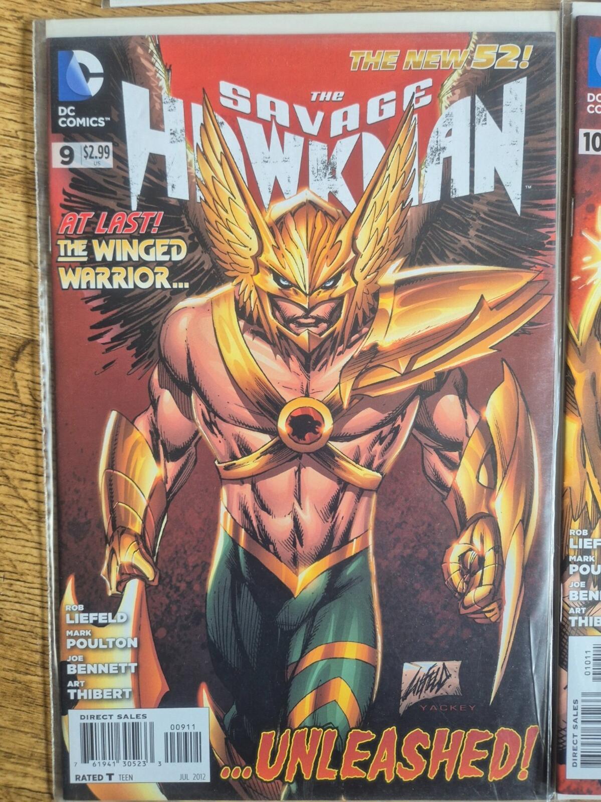 Savage Hawkman #1 - #12, (12 Books) DC New 52, All Bagged and Boarded VF/NM