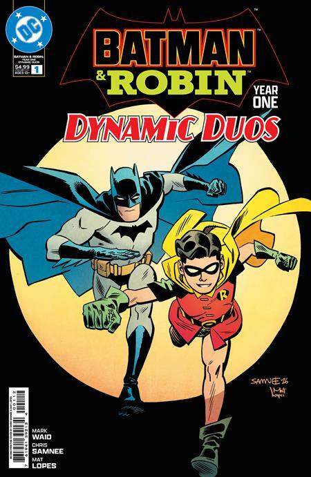 BATMAN & ROBIN YEAR ONE DYNAMIC DUOS #1 OF 12 Second Printing Chris Samnee