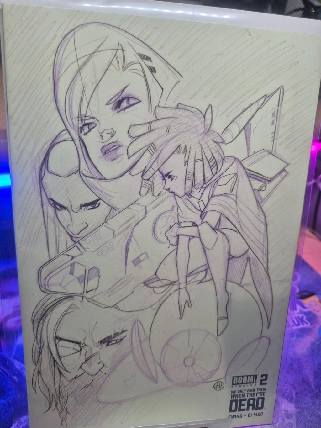 We Only Find Them When They're  Dead #2, Peach Momoko Sketch Variant, 2020, NM-