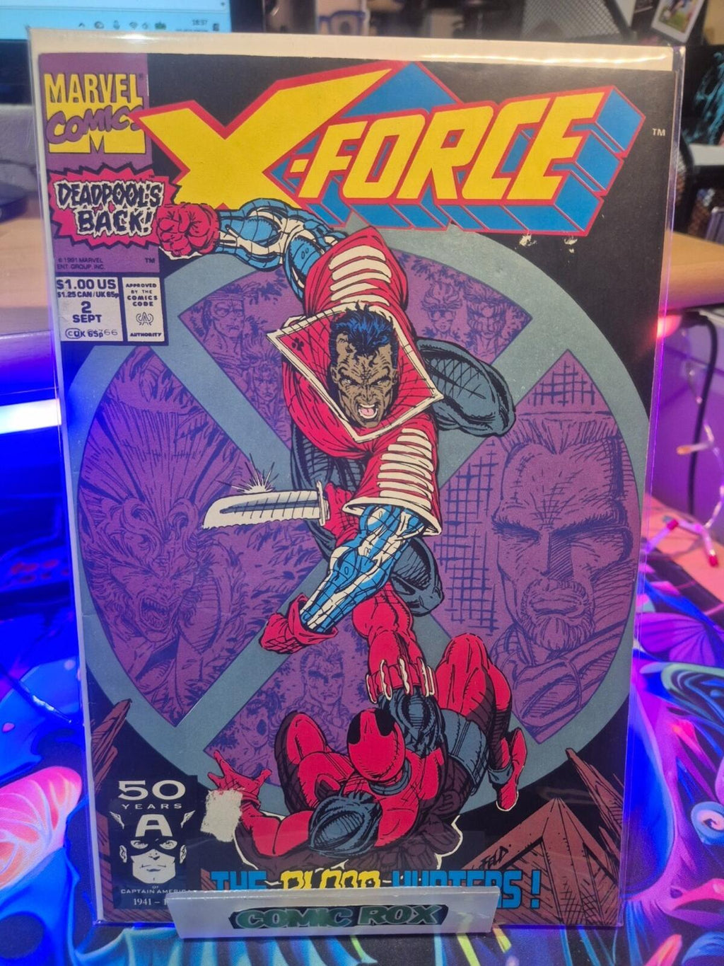X-Force #2 - 1991, Vol.1, Marvel Comics, Direct Edition, Key Issue, VF/NM