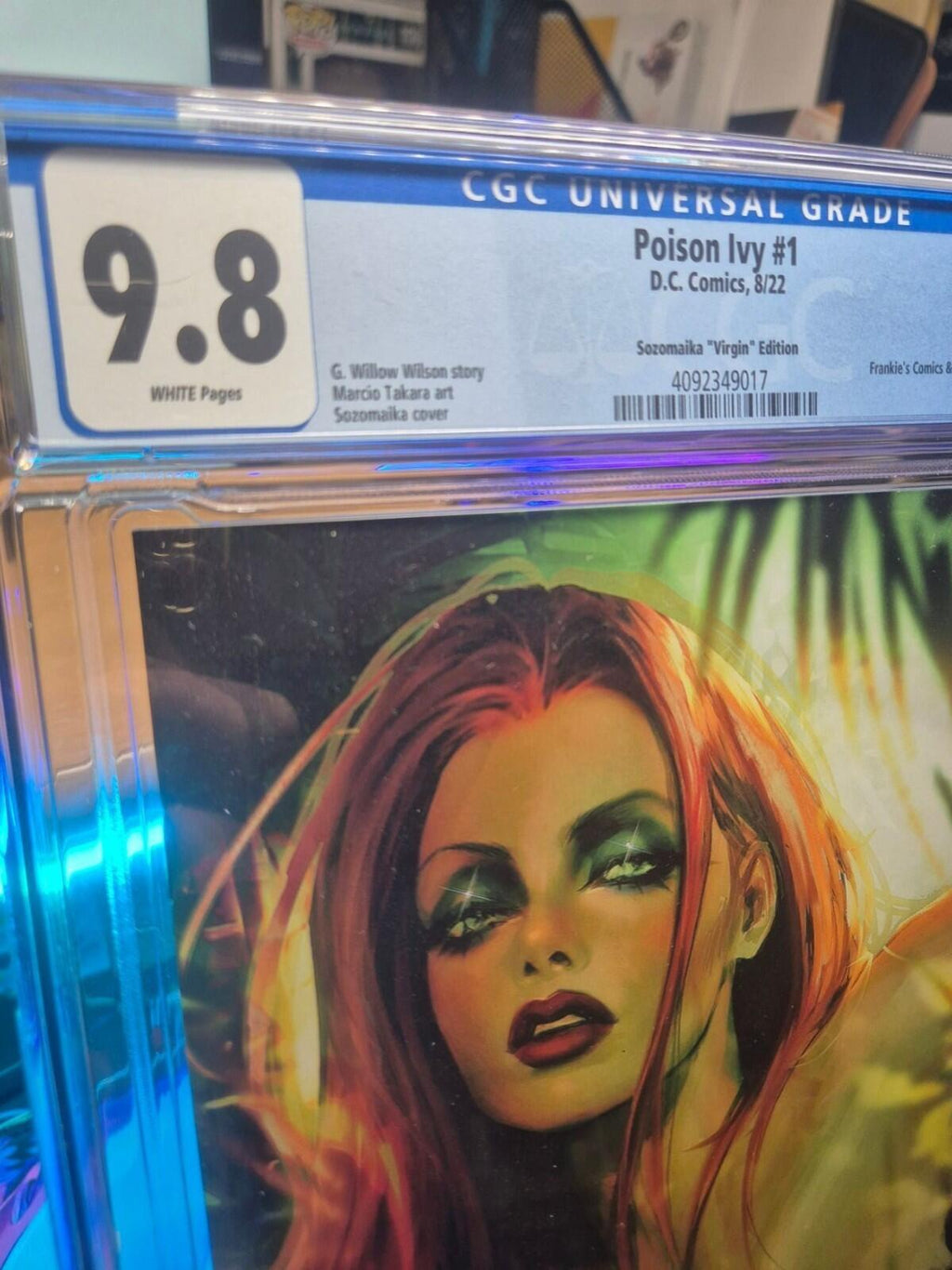 Poison Ivy #1, CGC 9.8, Sozomaika Exclusive Virgin Variant, White Pages
