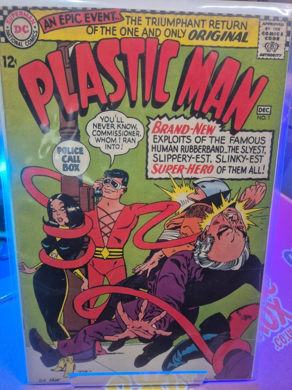 Plastic Man #1, 1966, DC,  1st Plastic Man Silver Age Key, VG/FN
