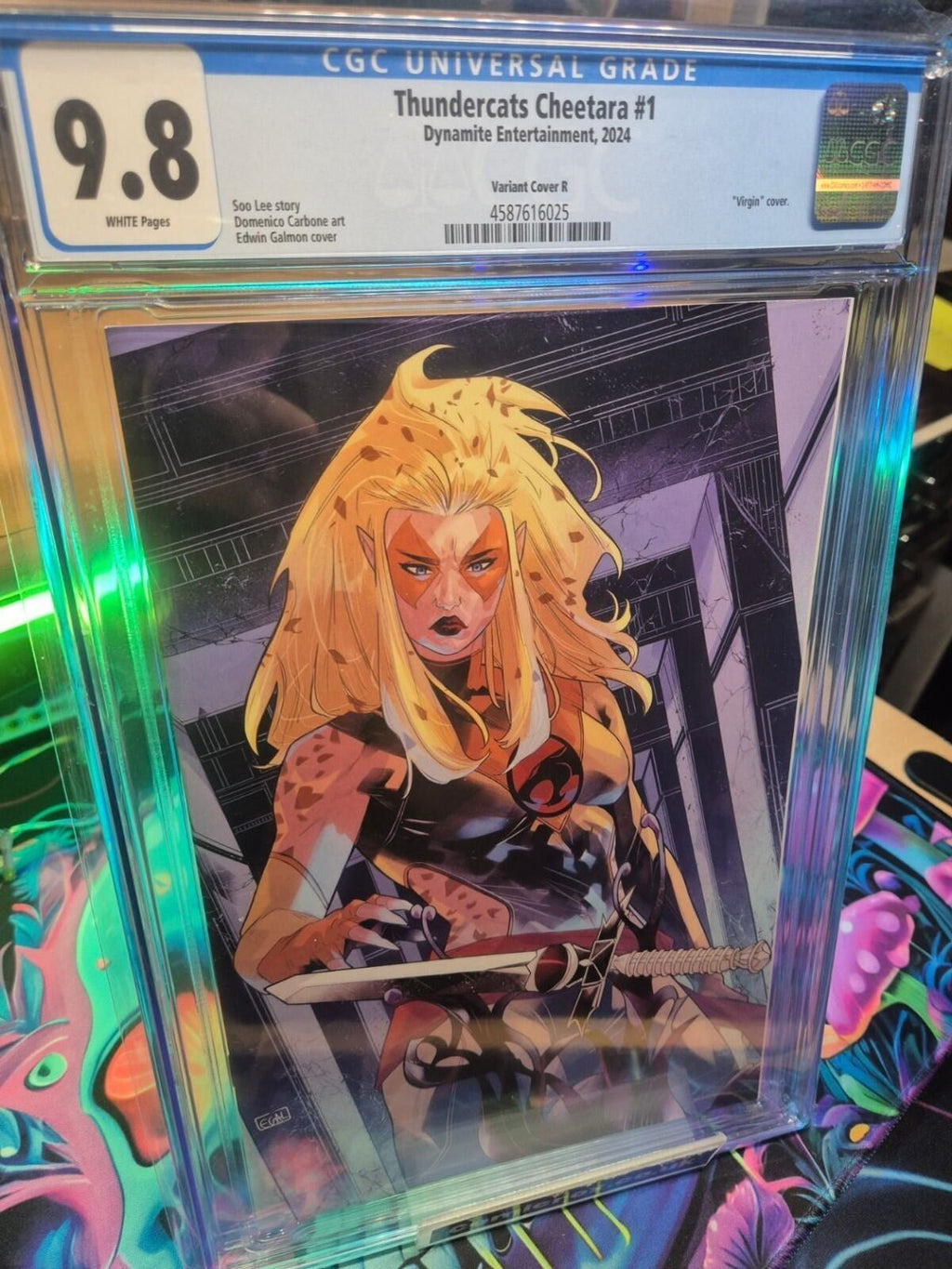 Thundercats: Cheetara #1, CGC 9.8, Edwin Galmon 1:30 Incentive Virgin Variant
