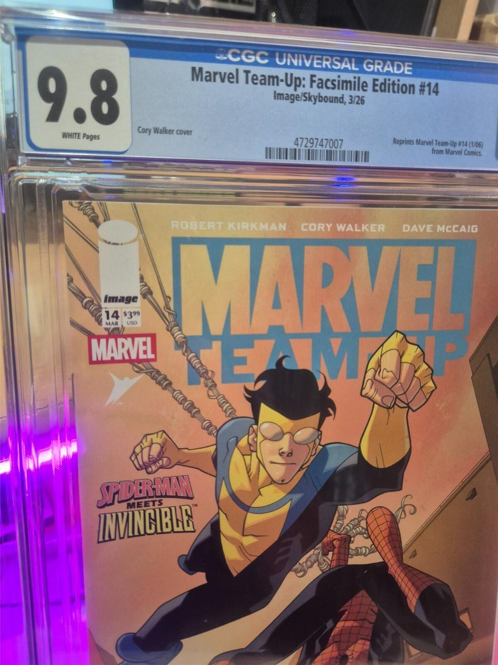Marvel Team-Up #14, CGC 9.8 Cory Walker Reprint Variant