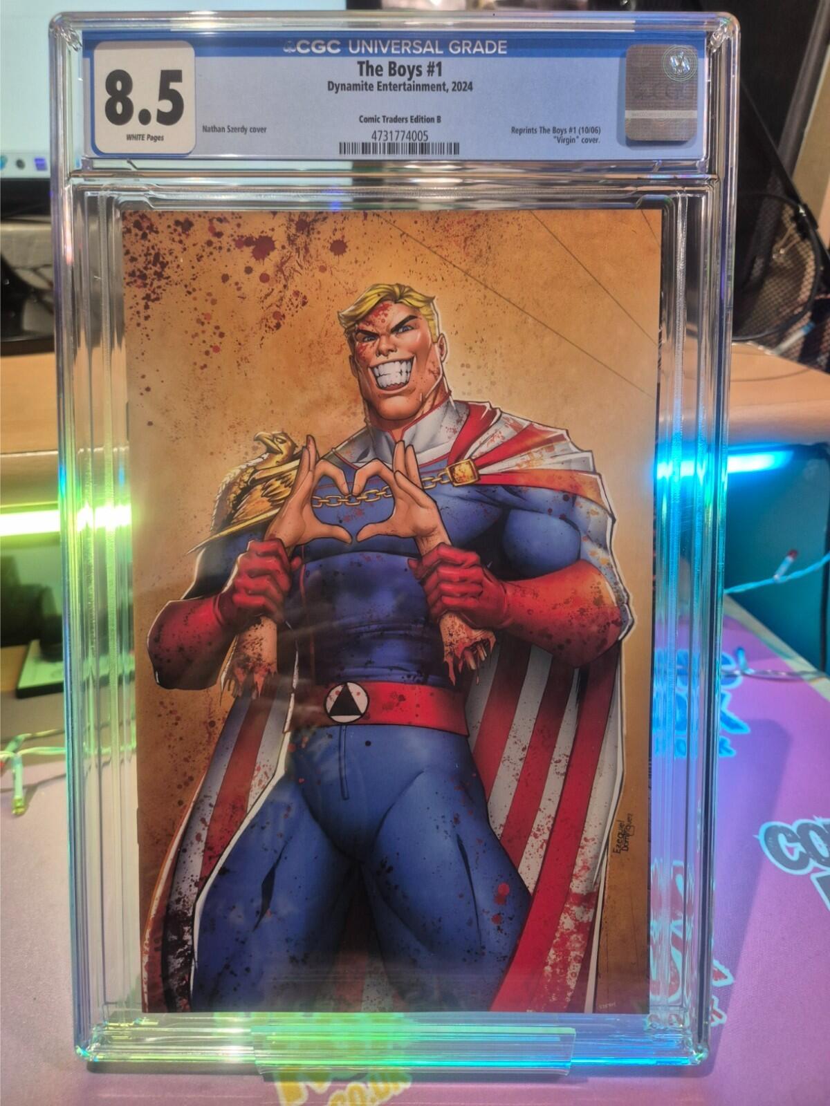 The Boys #1 CGC 8.5, Nathan Szerdy Homelander Virgin 2024
