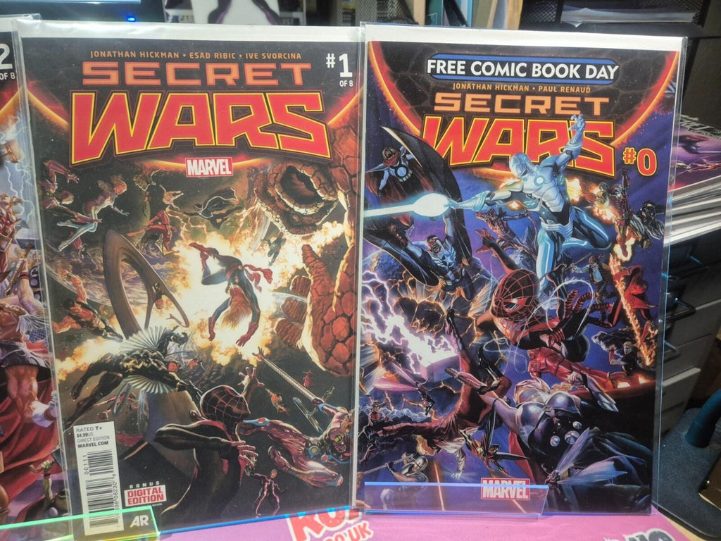 Secret Wars #0-9, Alex Ross & Hickman, 2015 Marvel Comics Complete Set, All NM