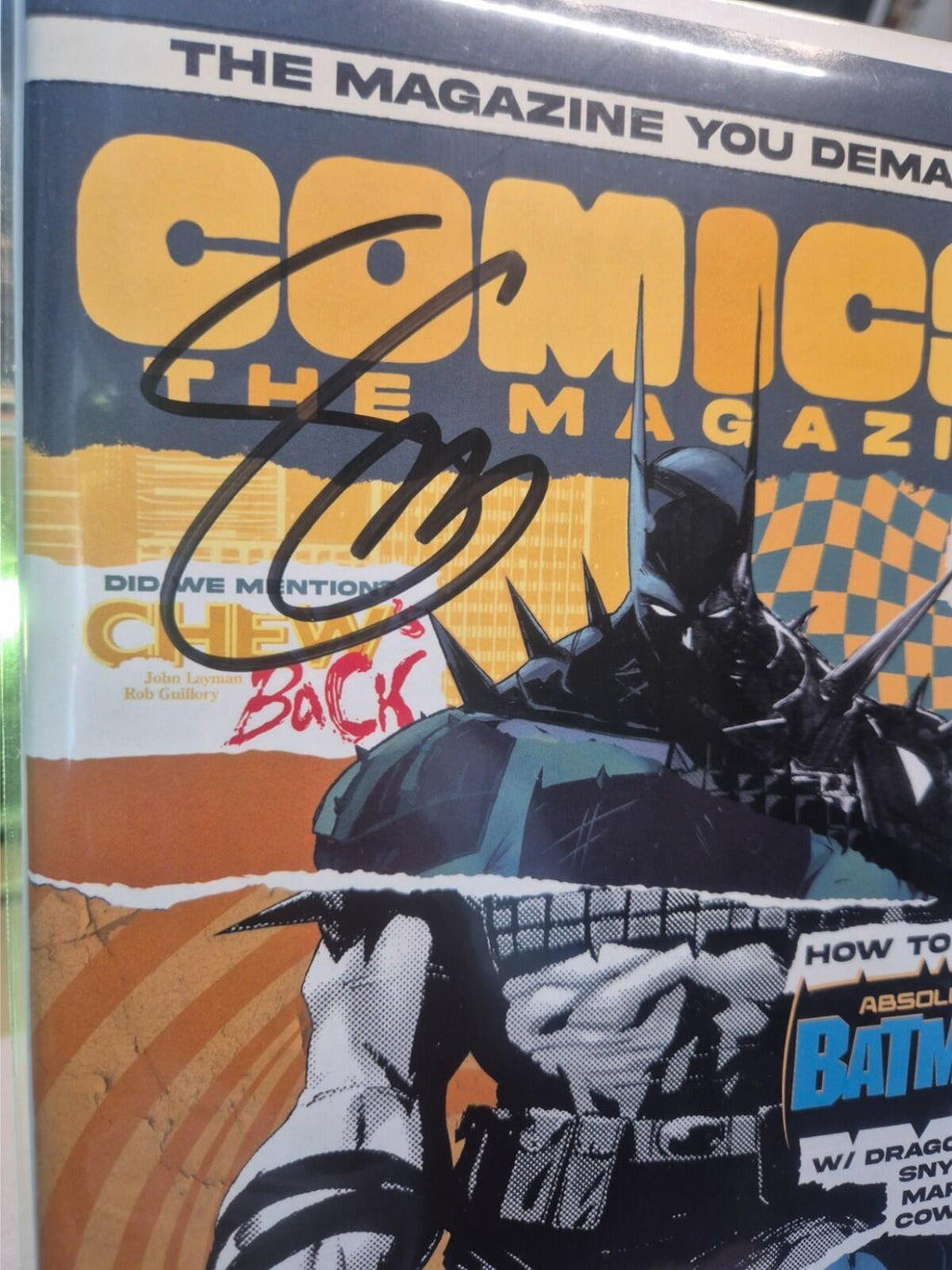 Comics! The Magazine #1, Absolute Batman Cover, Signed by Scott Snyder COA