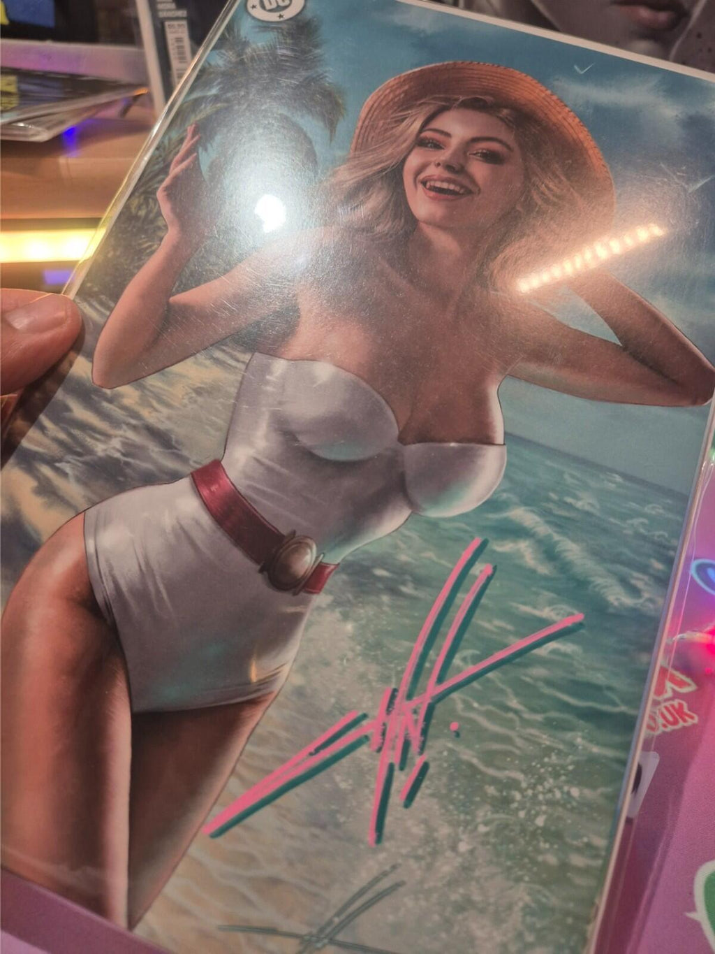 G’nort’s Swimsuit Ed #1 SIGNED Carla Cohen COA Power Girl Exclusive Ltd 500