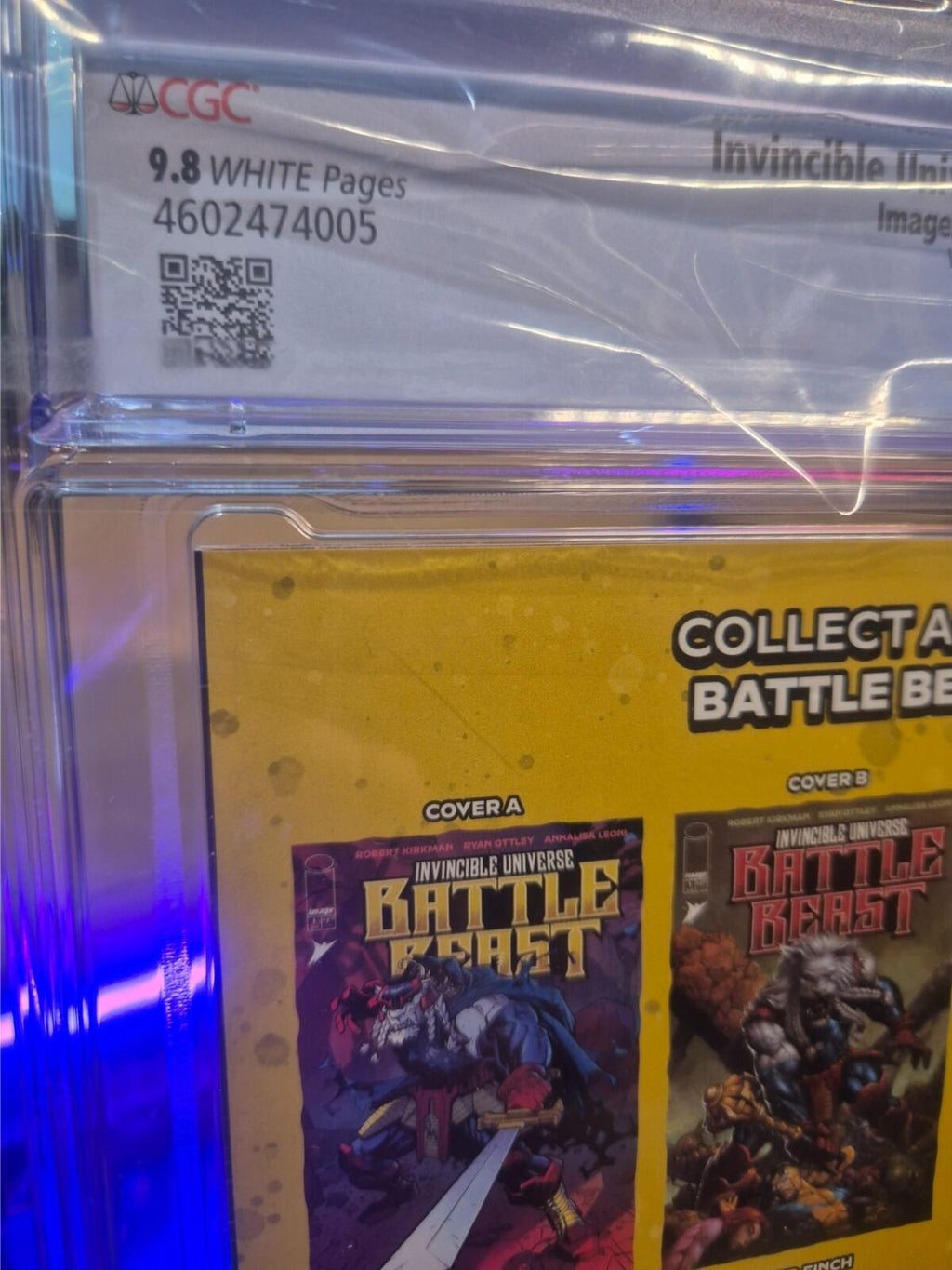 Invincible Universe Battle Beast #1 CGC 9.8, 1:25 Variant Cover by E Kael Ngu