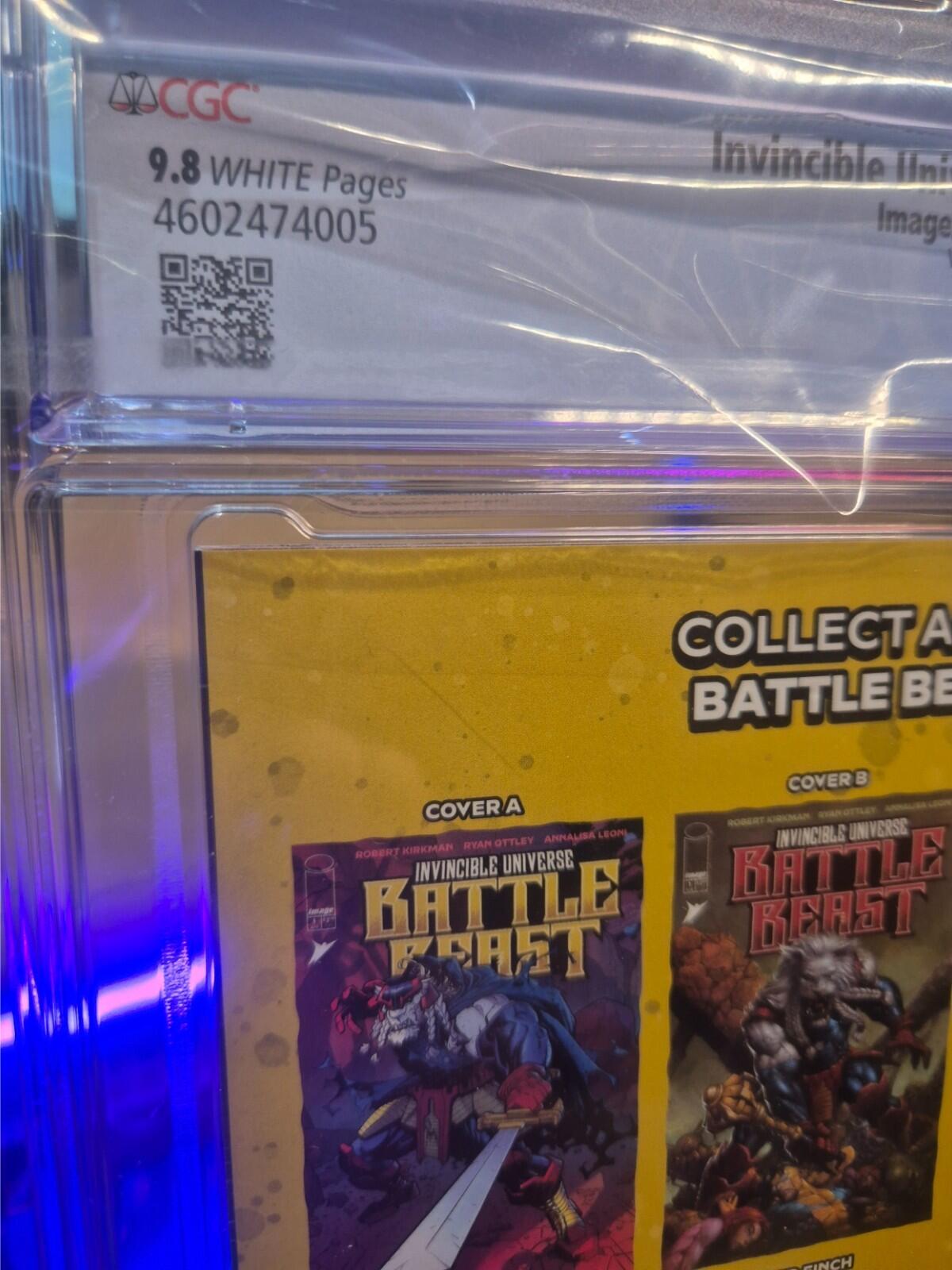 Invincible Universe Battle Beast #1 CGC 9.8, 1:25 Variant Cover by E Kael Ngu