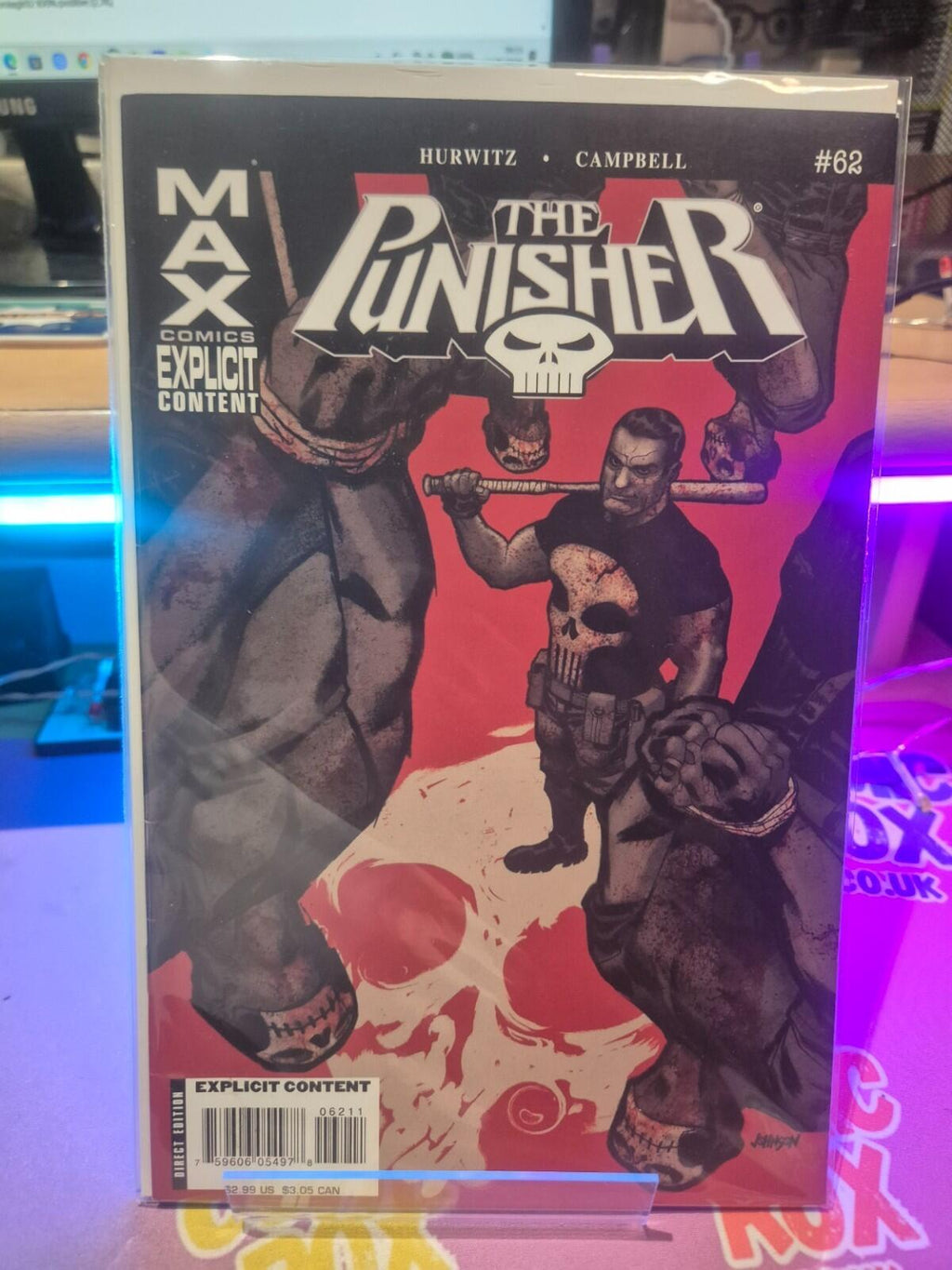The Punisher Set, Issues #61, 62 & 63, Dave Johnson 2008, All NM