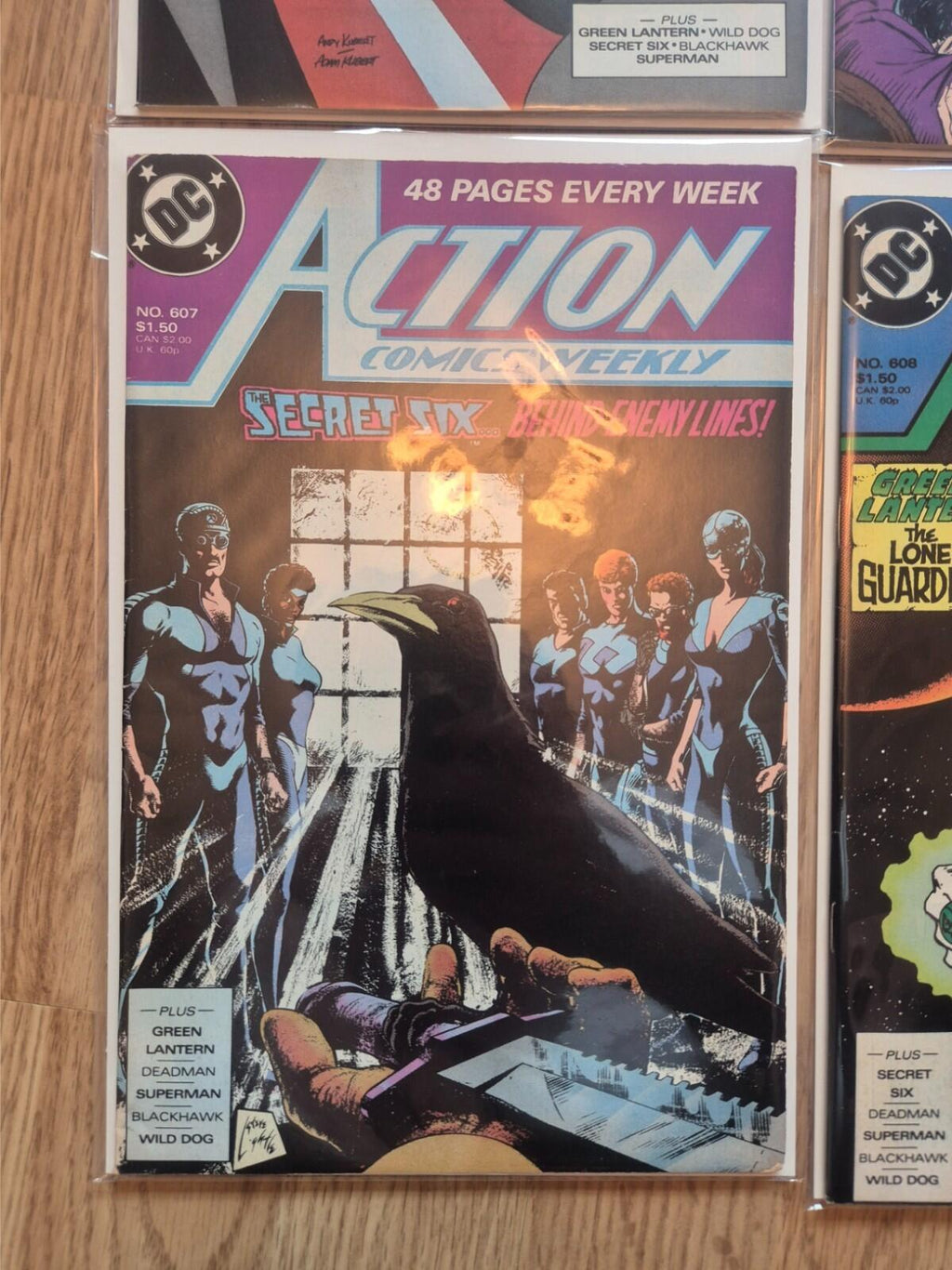 Action Comics #605, 606, 607, 608 (DC 1988) 4x issues. All High Grade