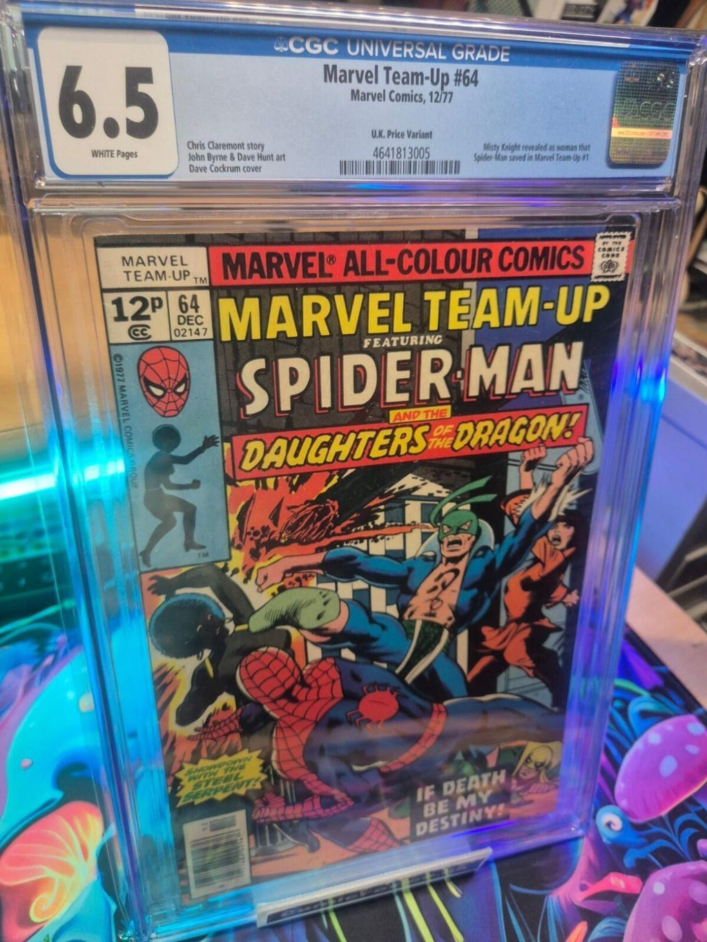 Marvel Team-Up, #64, 1977, CGC 6.5, UK Price Variant, White Pages