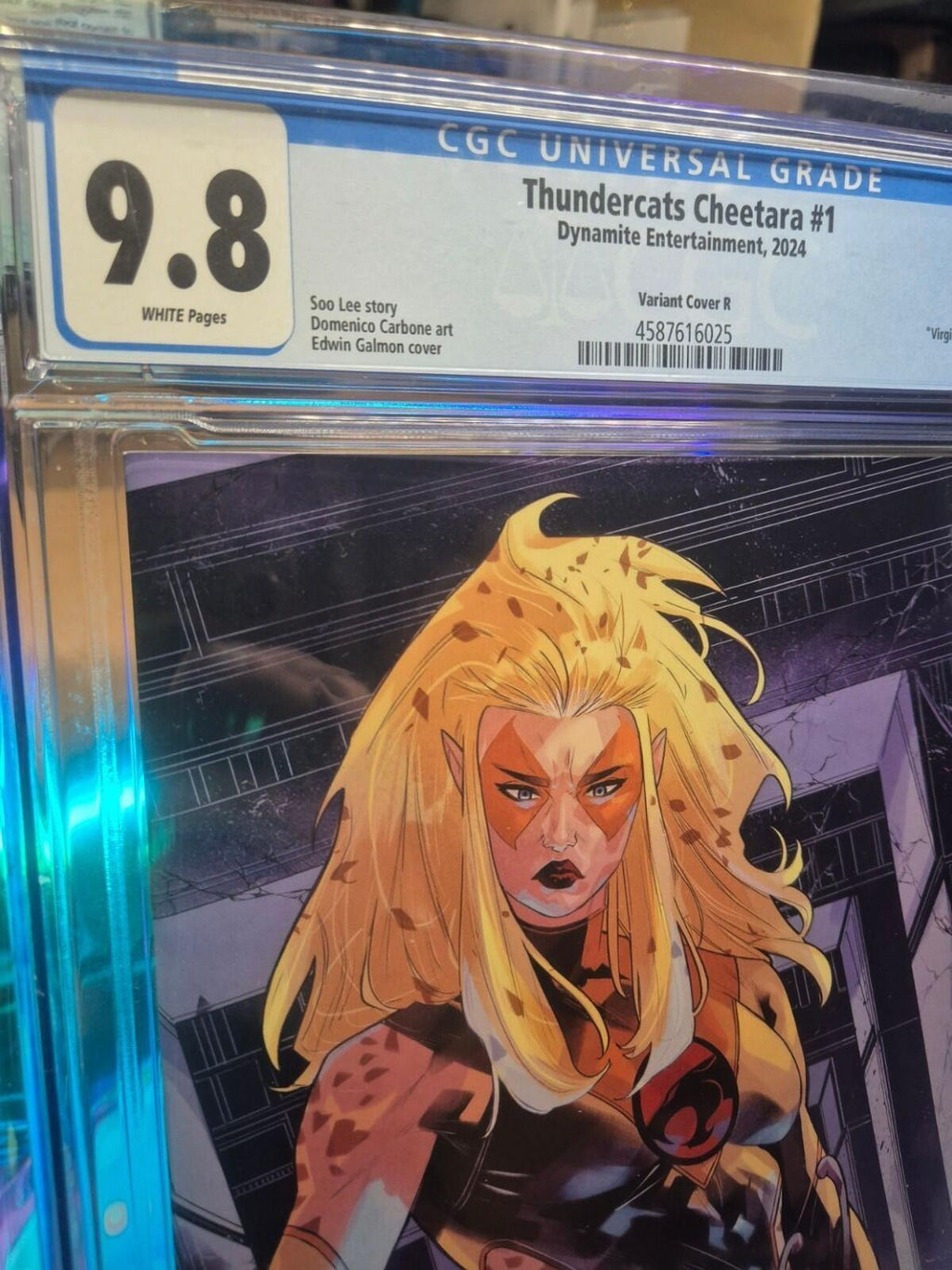 Thundercats: Cheetara #1, CGC 9.8, Edwin Galmon 1:30 Incentive Virgin Variant