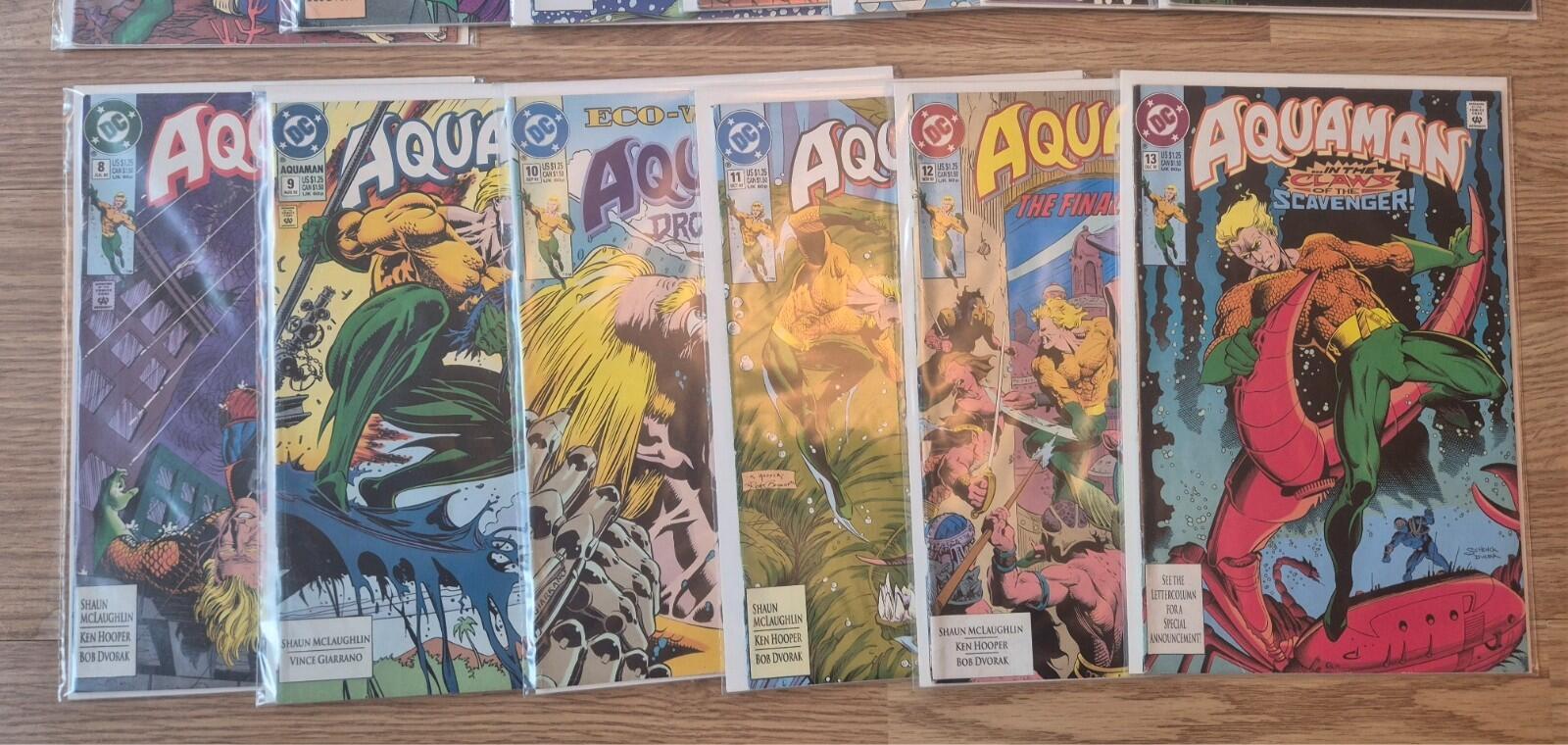 Aquaman, Volume 4, #1-13 Complete Set, 1991, DC Comics, High Grade