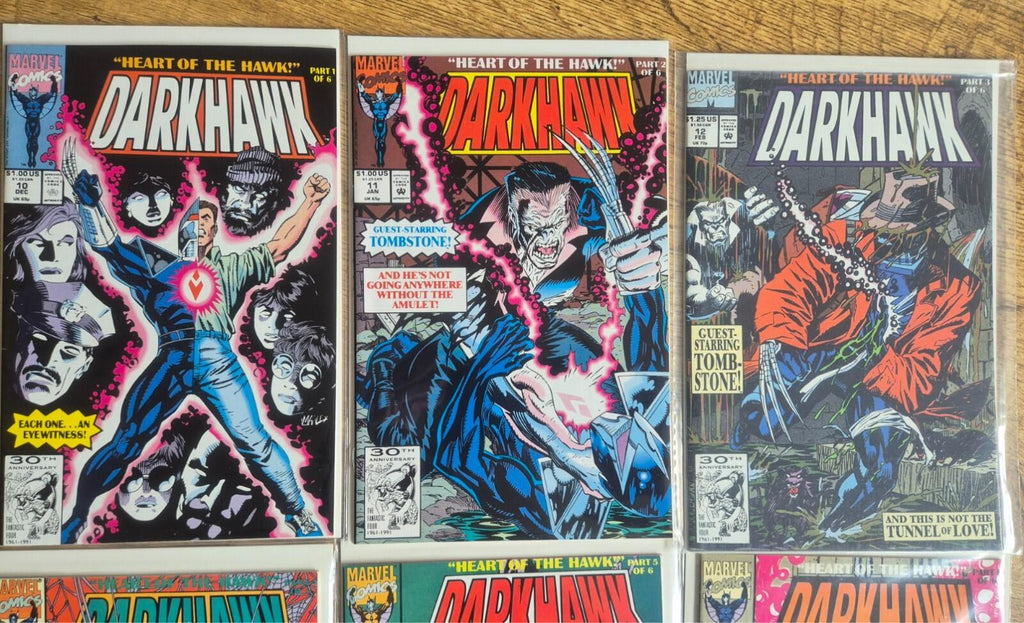 Darkhawk Heart of the Hawk #1-6 (#10-15 +Annual) Venom Tombstone & Annual VF/NM