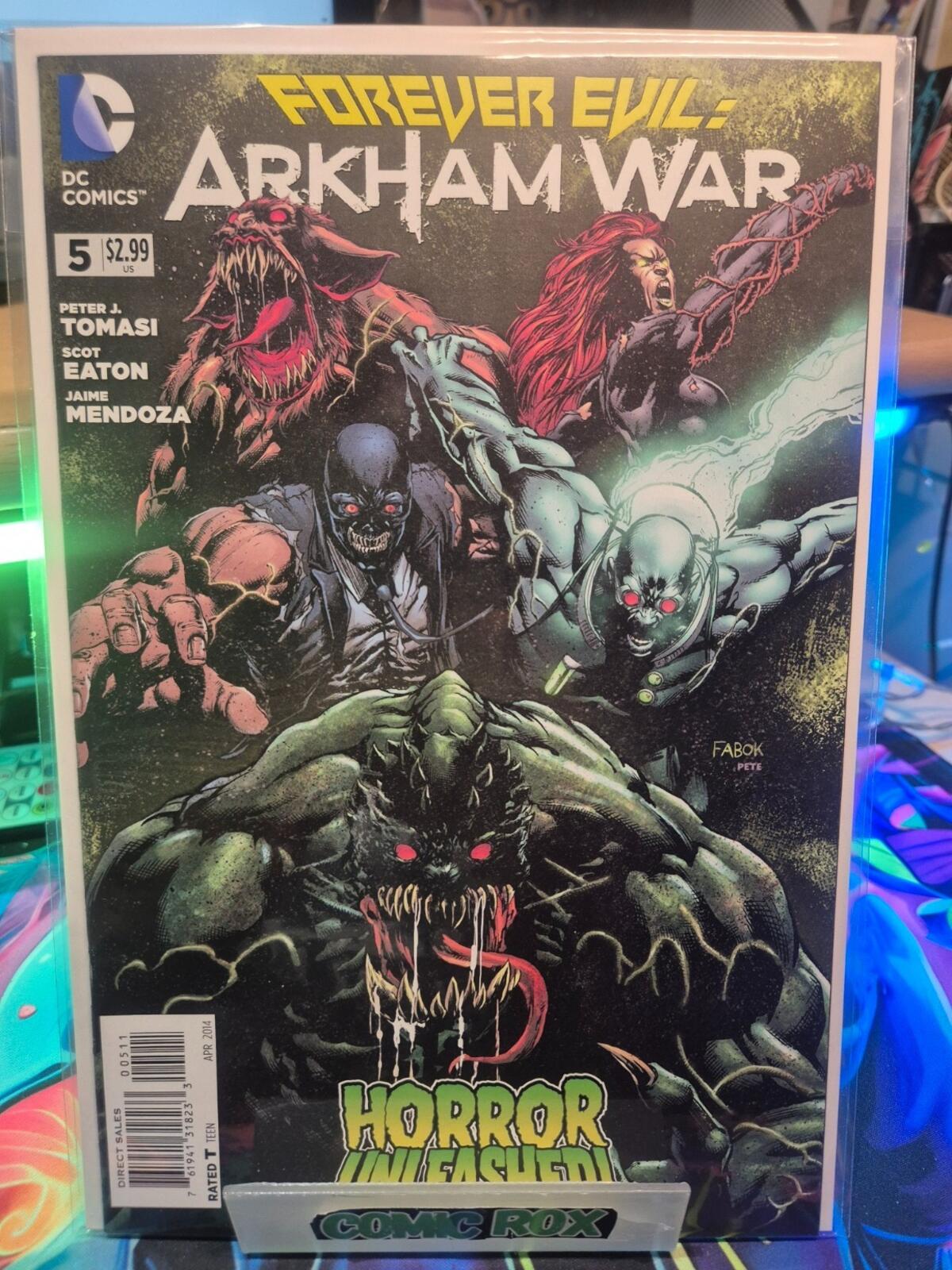 Forever Evil Arkham War, #1-6 Complete Set Run, DC Comics 2013, NM