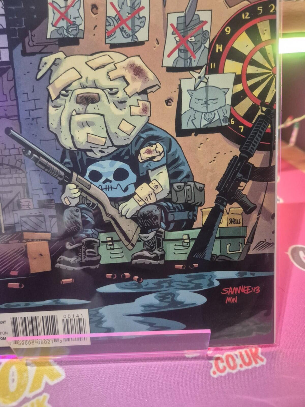 The Punisher #1, RARE Chris Samnee Animal Variant Cover 2014, NM