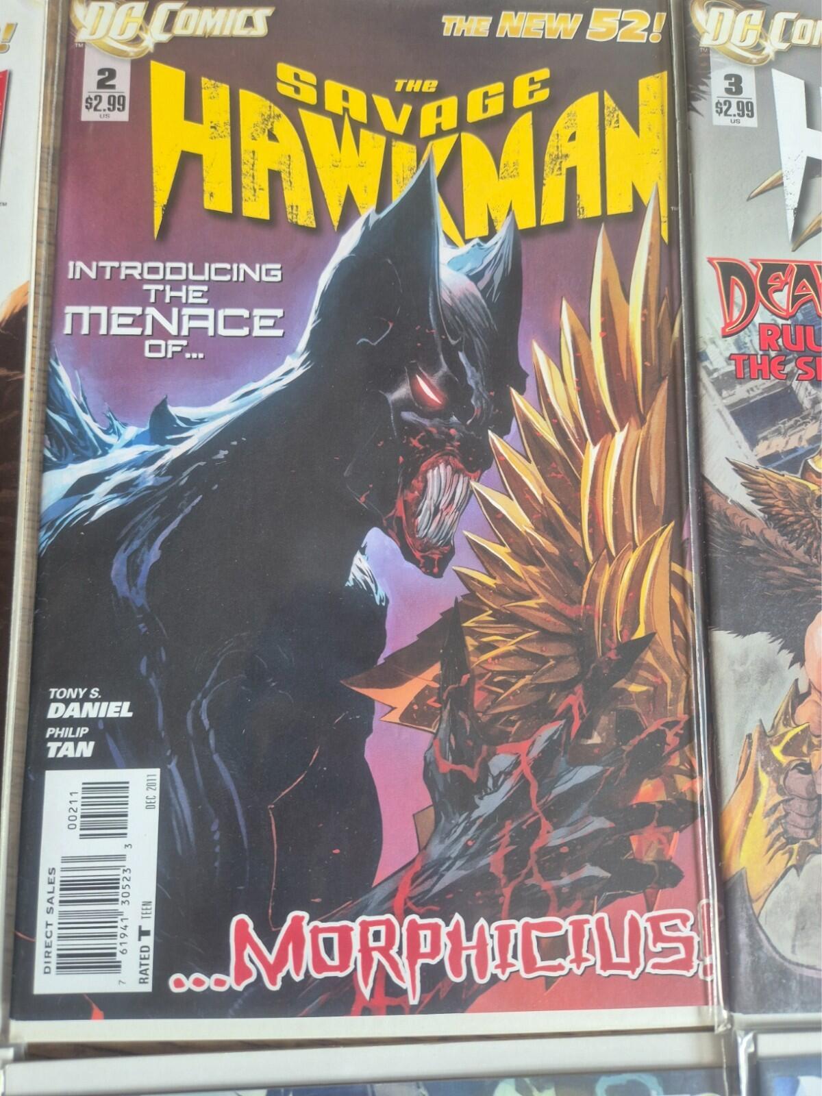 Savage Hawkman #1 - #12, (12 Books) DC New 52, All Bagged and Boarded VF/NM