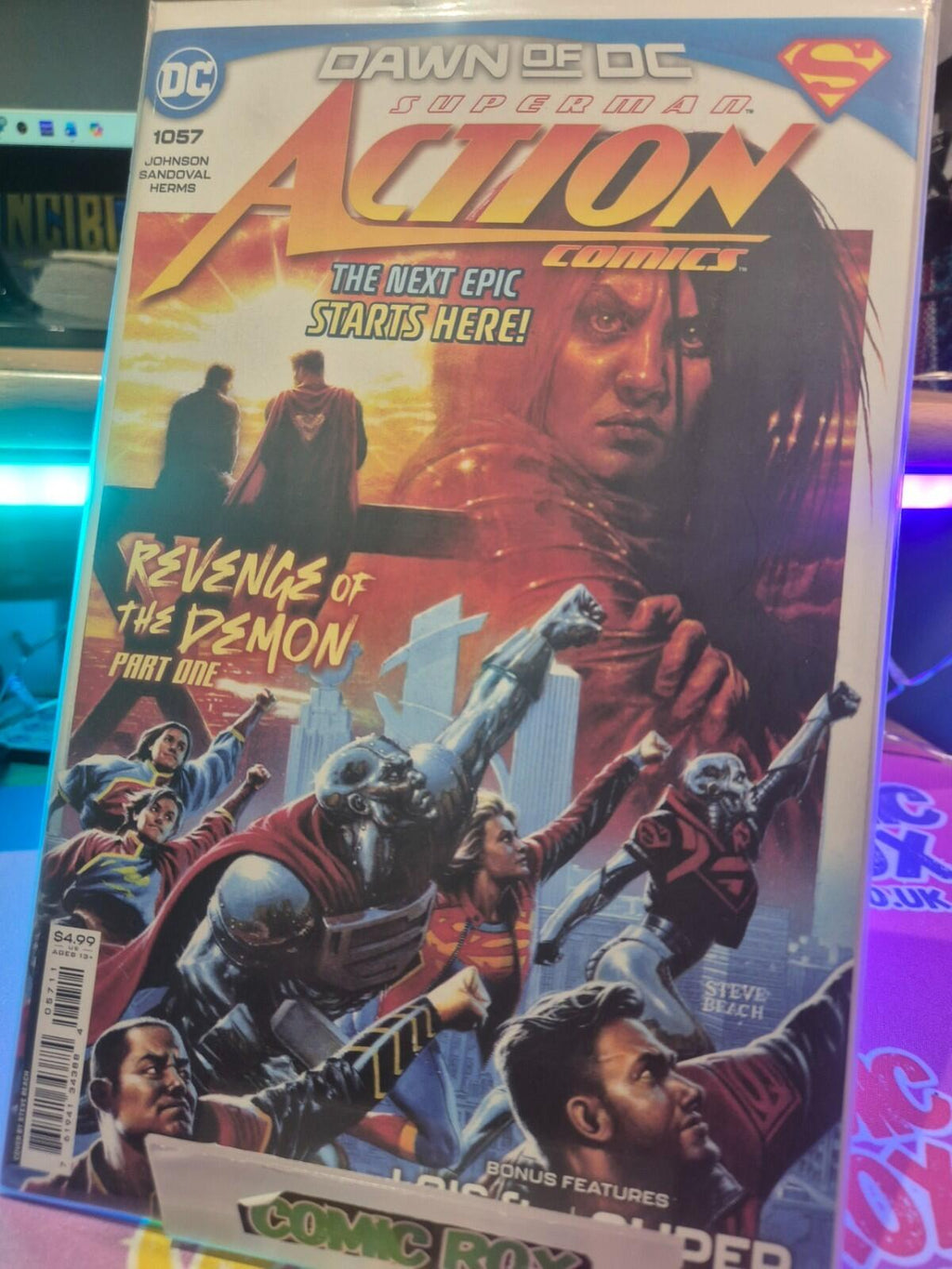Action Comics #1057 Steve Beach Cover (DC Comics, 2023) Superman, NM