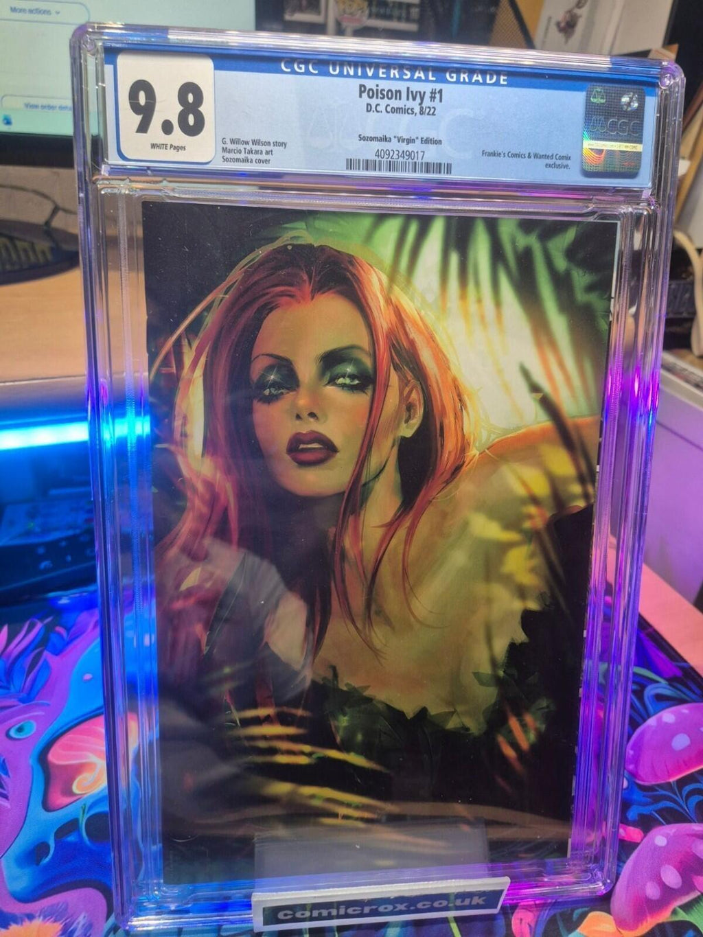 Poison Ivy #1, CGC 9.8, Sozomaika Exclusive Virgin Variant, White Pages