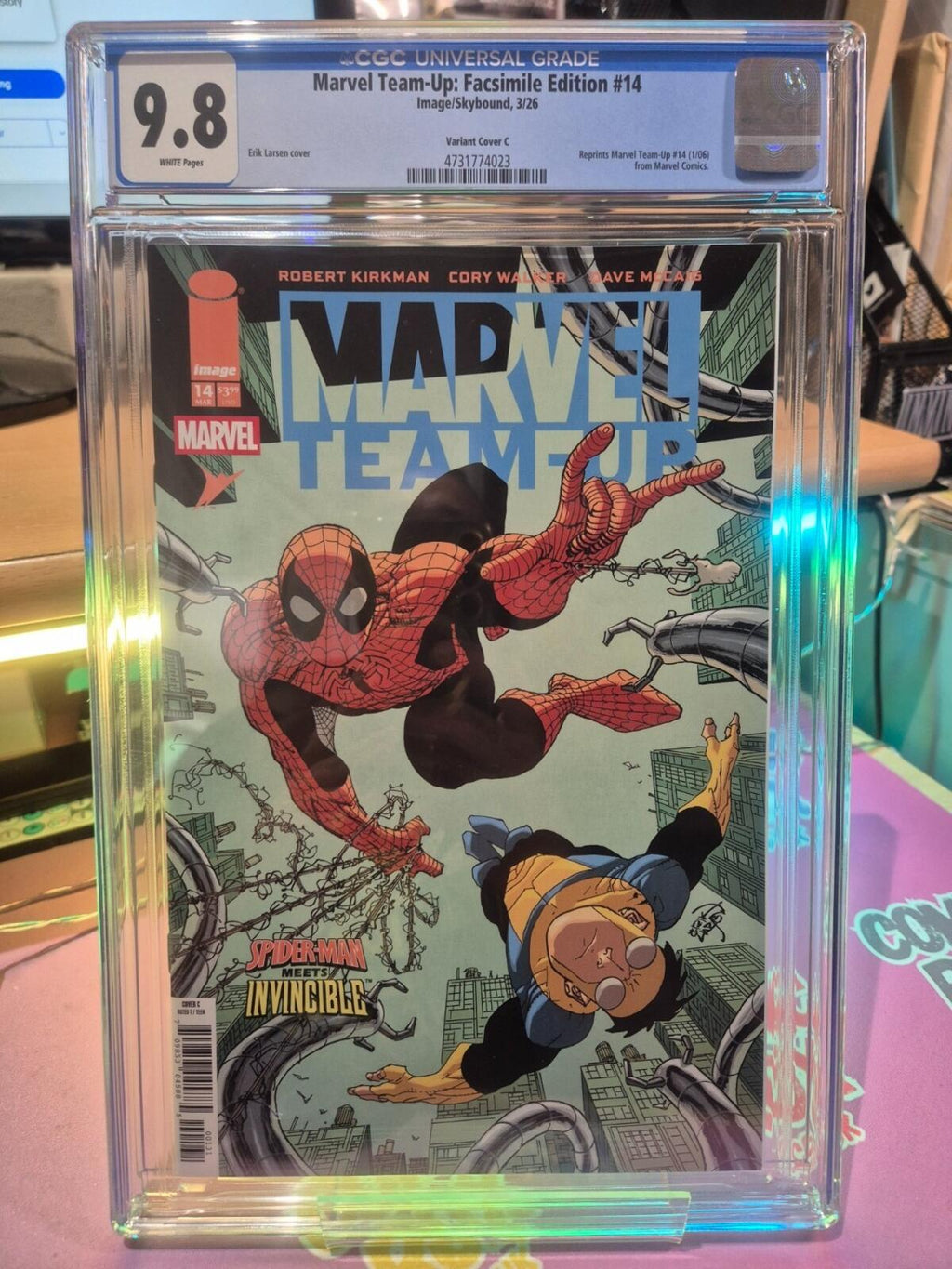 Marvel Team-Up #14, CGC 9.8 Erik Larsen Facsimile Variant