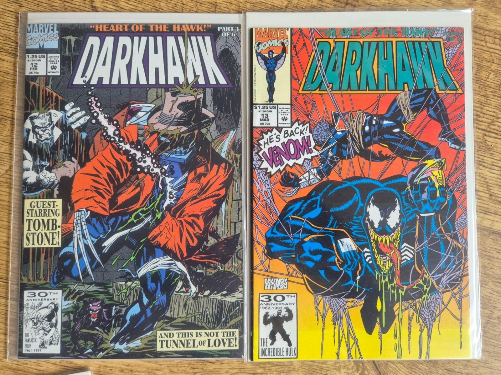 Darkhawk Heart of the Hawk #1-6 (#10-15 +Annual) Venom Tombstone & Annual VF/NM