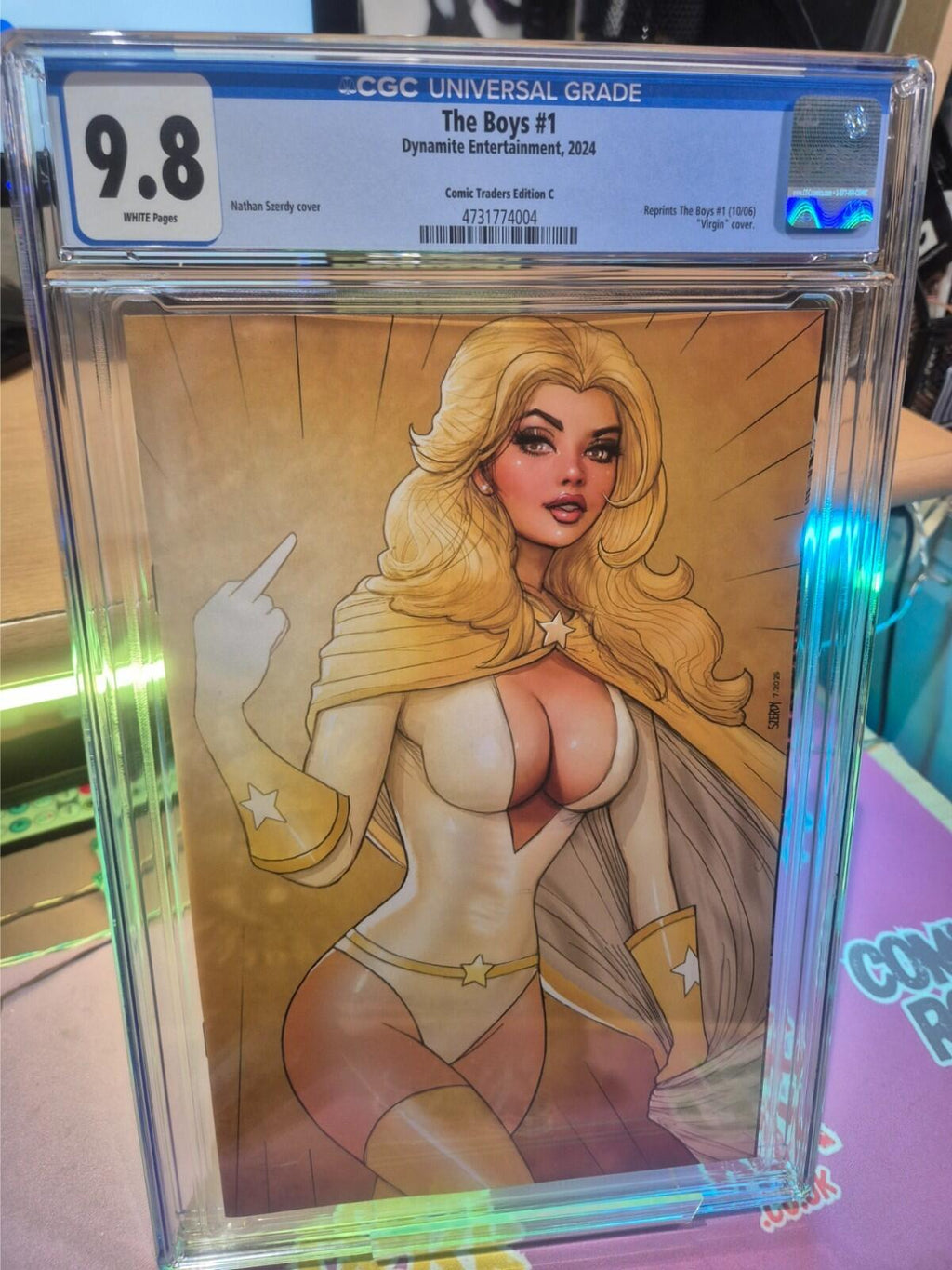 The Boys #1, CGC 9.8, TOP POP! Highest Graded, White Pages