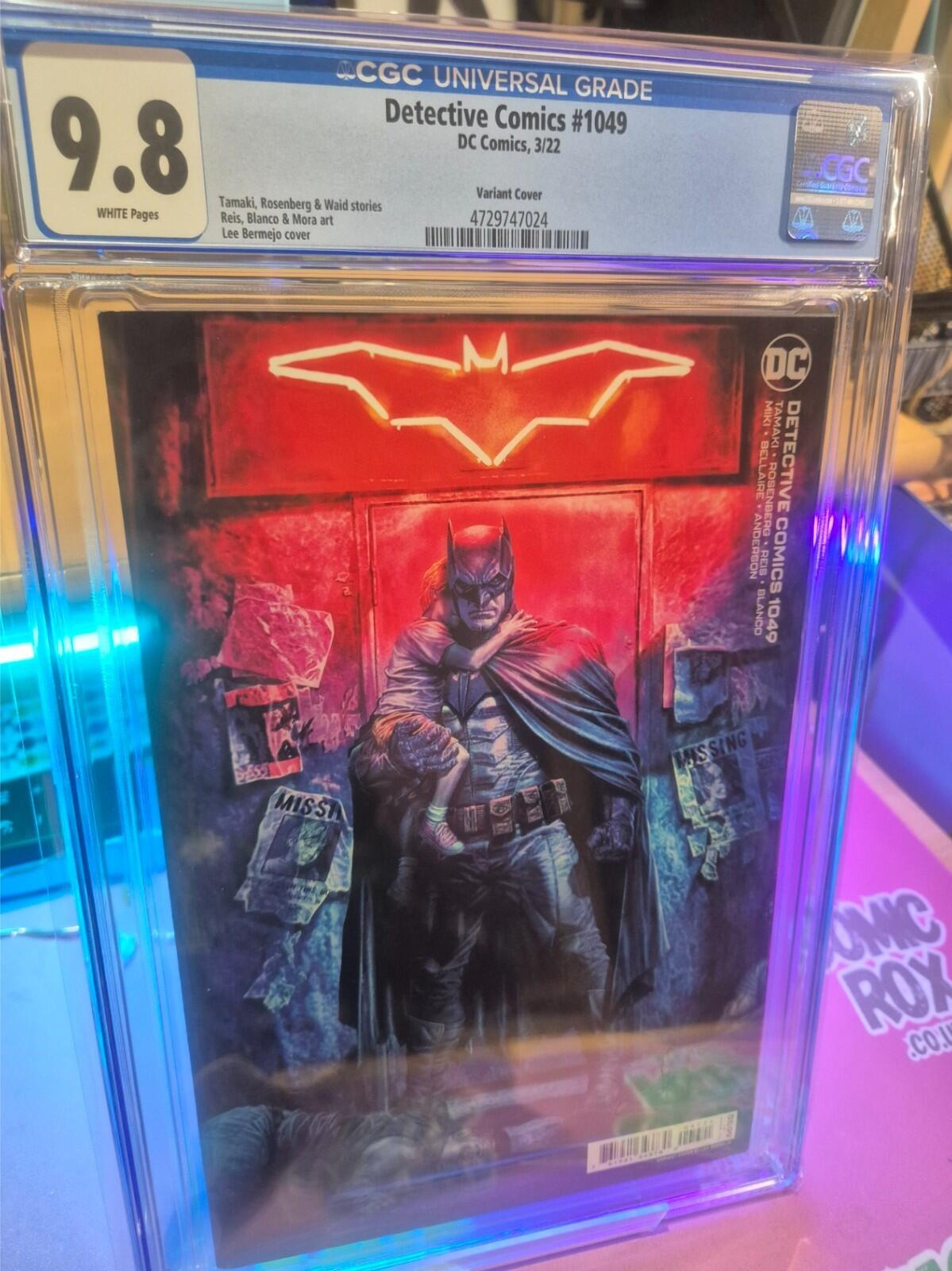 Detective Comics #1049, CGC 9.8 TOP POP! Highest Graded, Lee Bermejo Variant