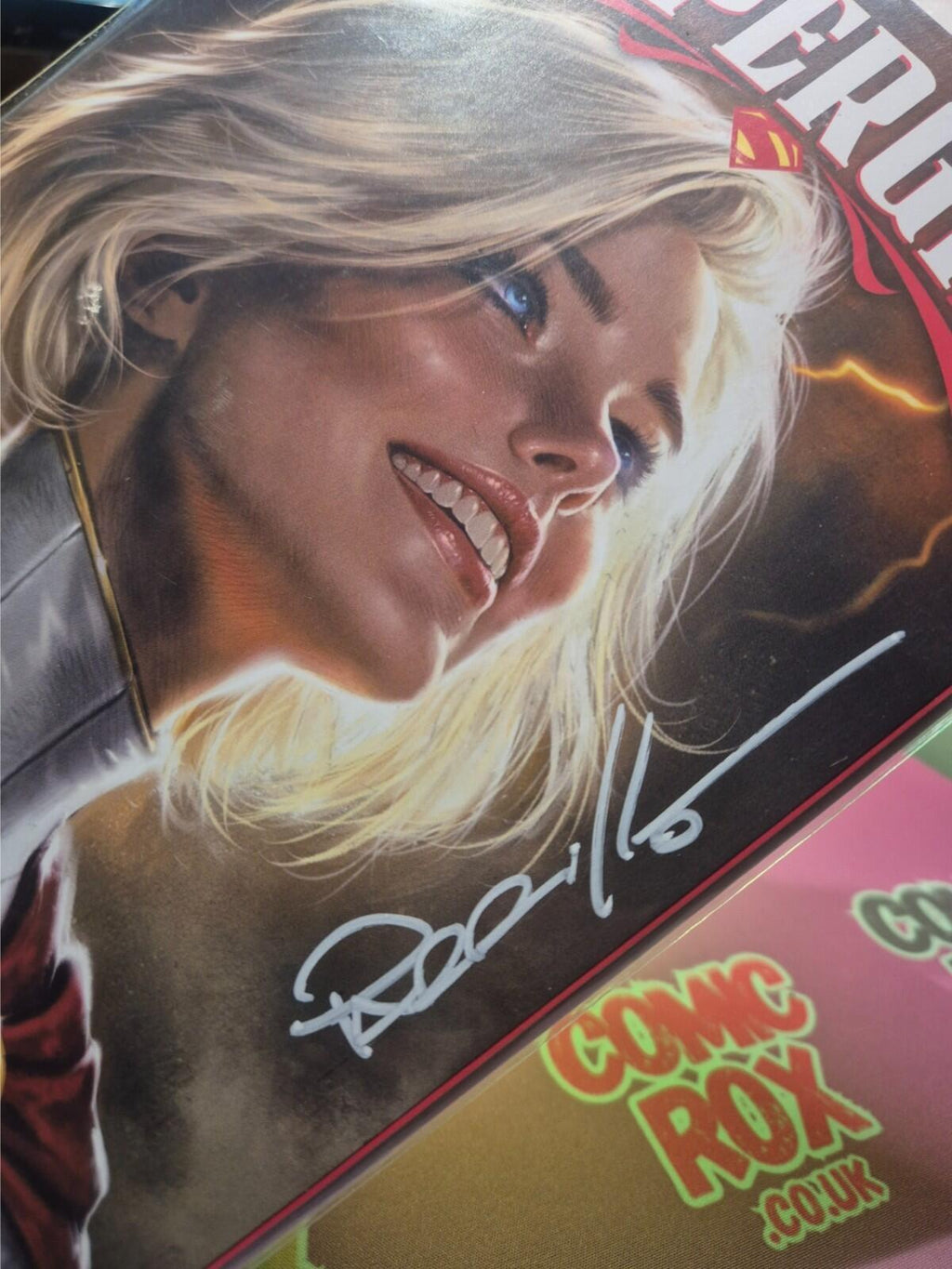 SUPERGIRL #3, (Power Girl), SIGNED BY LUCIO PARRILLO with COA
