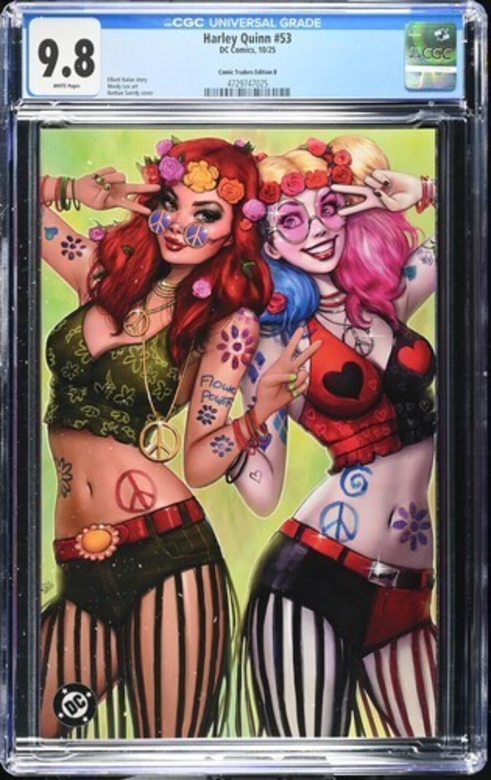 Harley Quinn #53, CGC 9.8 TOP POP, Highest Graded, Szerdy Virgin Var