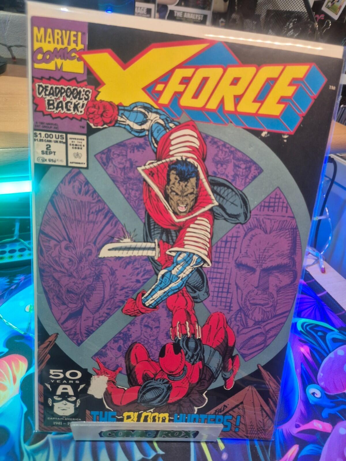 X-Force #2 - 1991, Vol.1, Marvel Comics, Direct Edition, Key Issue, VF/NM