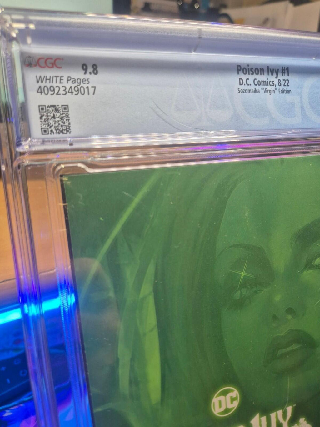 Poison Ivy #1, CGC 9.8, Sozomaika Exclusive Virgin Variant, White Pages