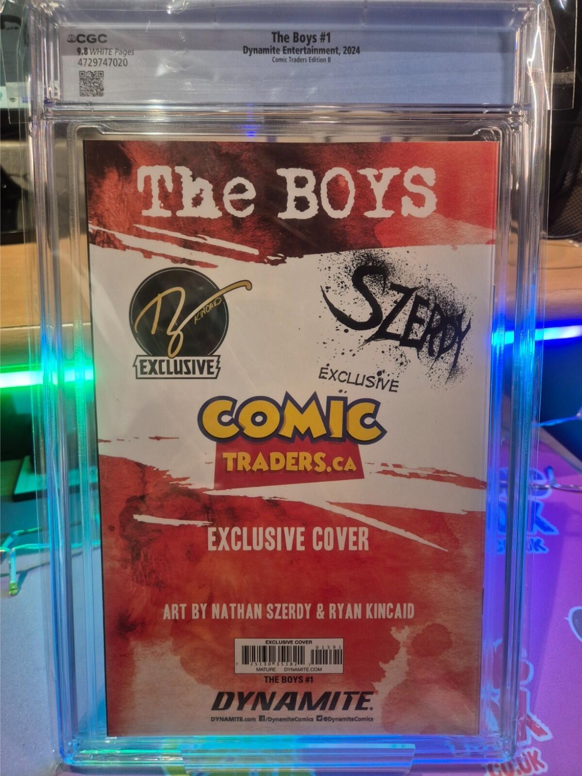 The Boys #1 CGC 9.8 TOP POP! Highest Graded, Homelander Virgin 2024