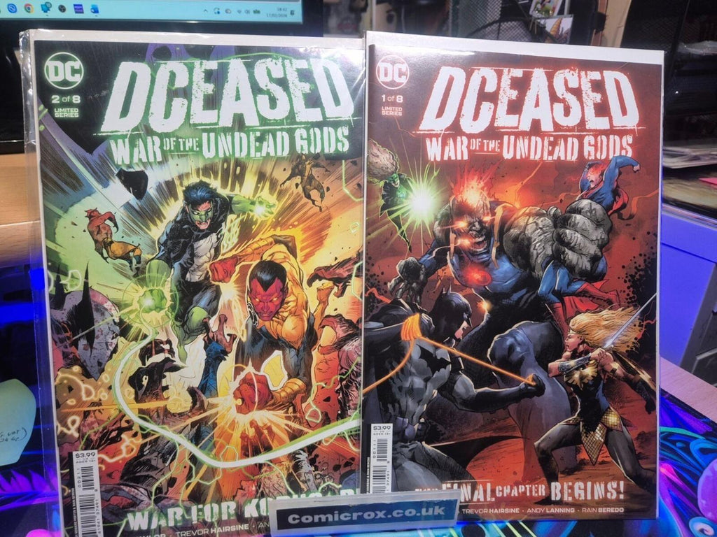 DCeased: War of The Undead Gods, Complete Set, Issues 1-8 All Books are NM